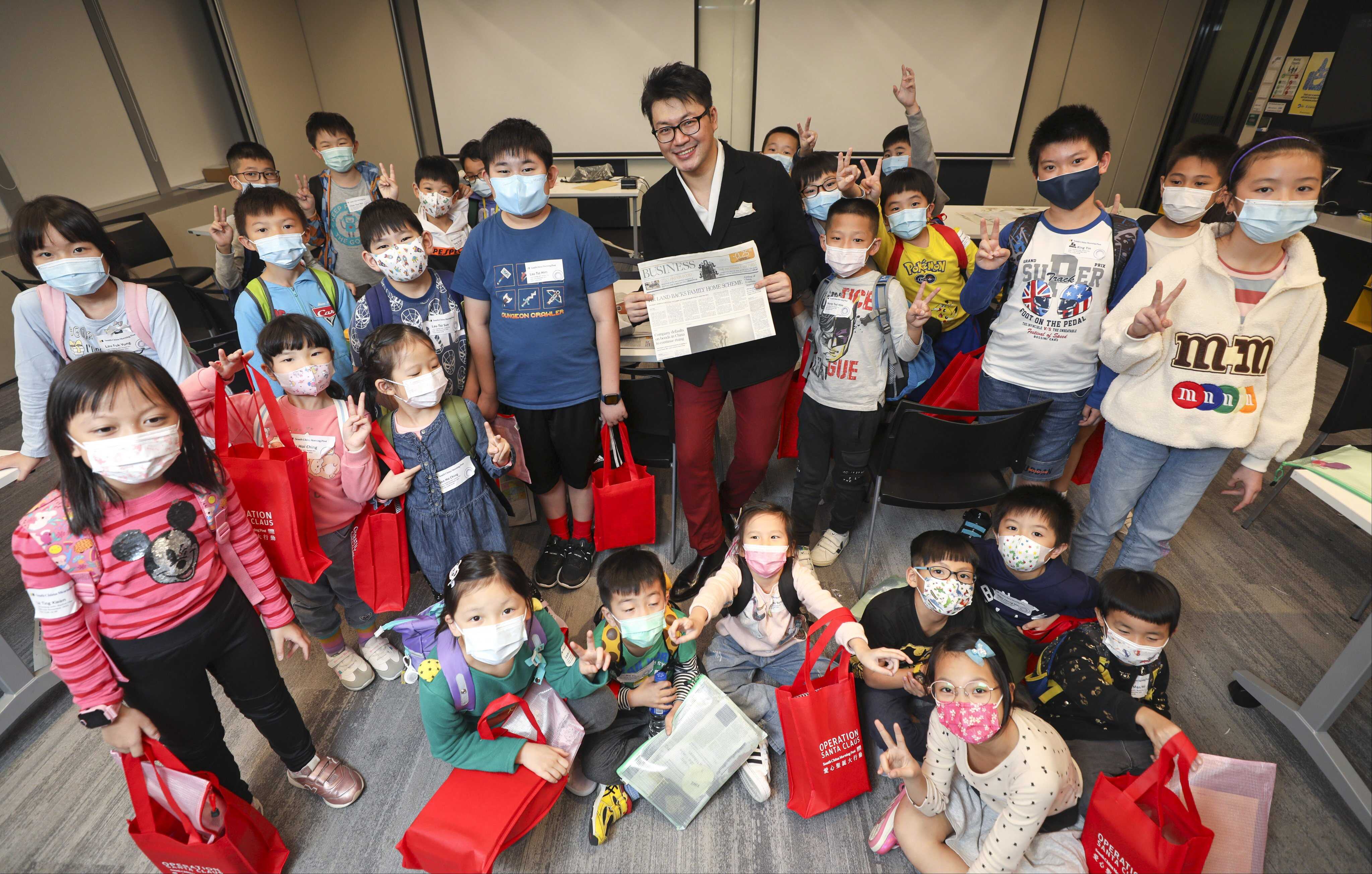 Operation Santa Claus: Hong Kong underprivileged children get a peek into magical world, learn its secrets at workshop