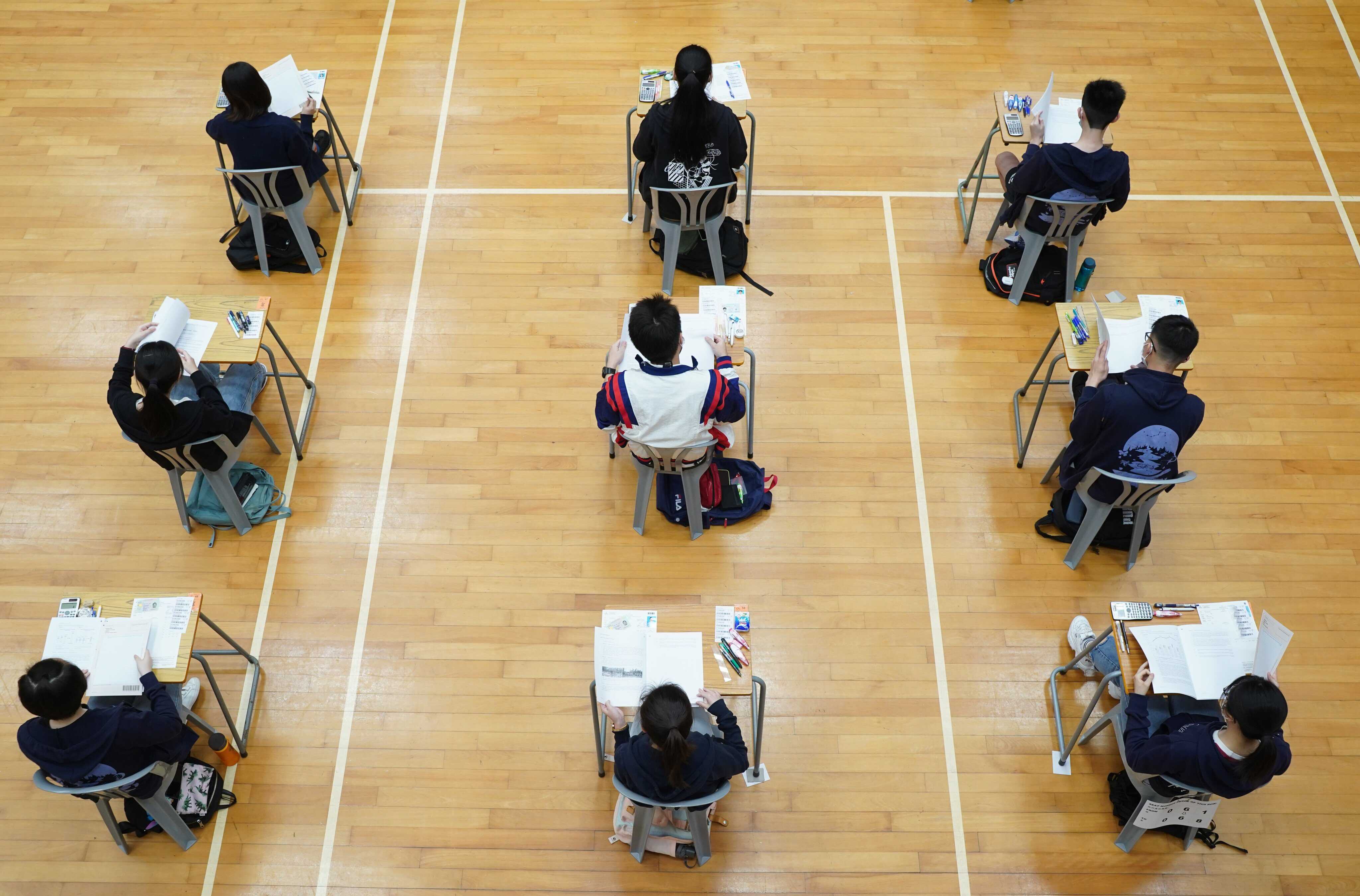 Only around 50,000 students will take the DSE this year, the lowest number since the exam began in 2012. Photo: Winson Wong