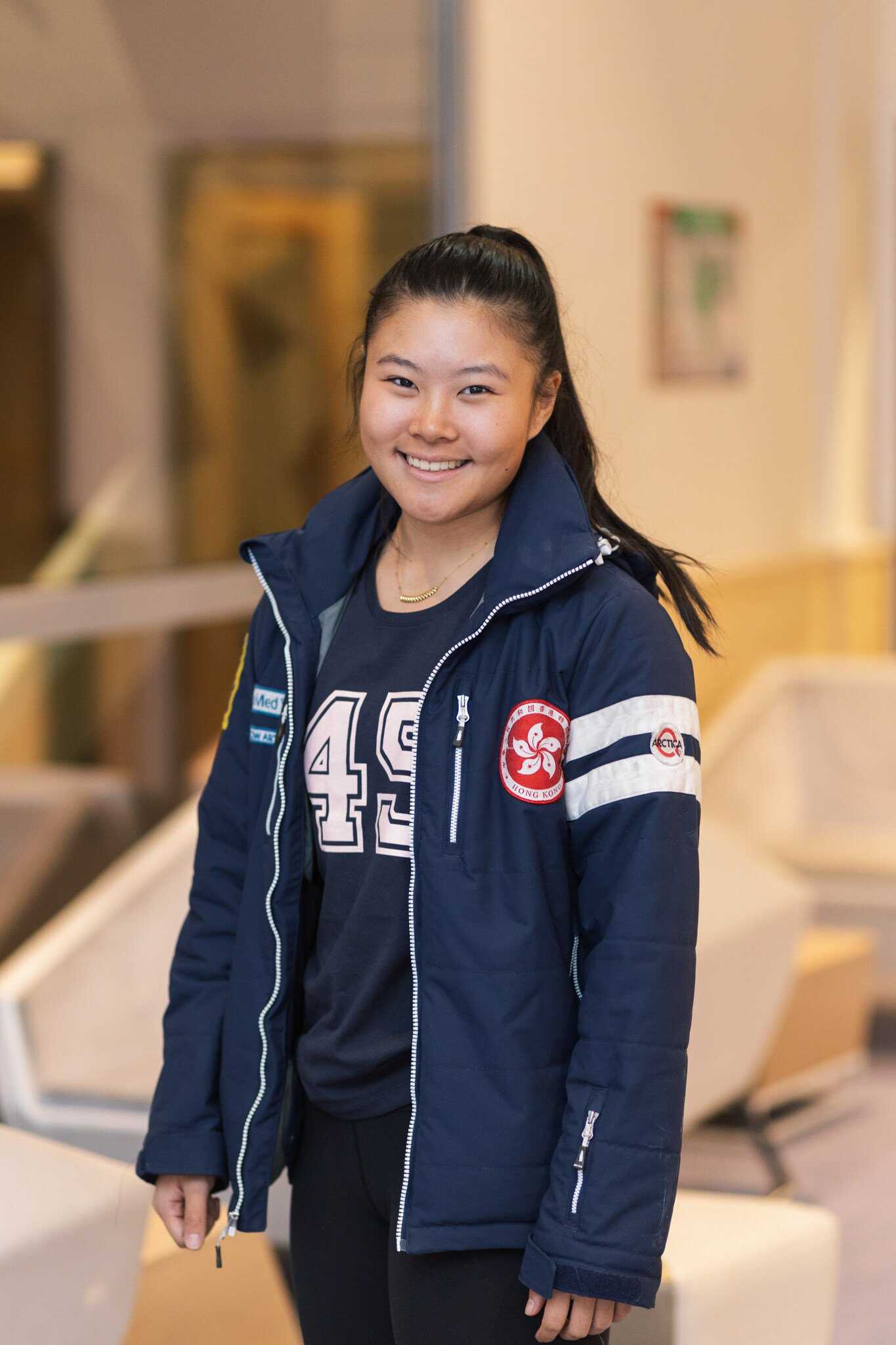 Hong Kong’s Beijing 2022 Winter Olympic Games representative Alpine skier Audrey King. Photo: Ski Association of Hong Kong