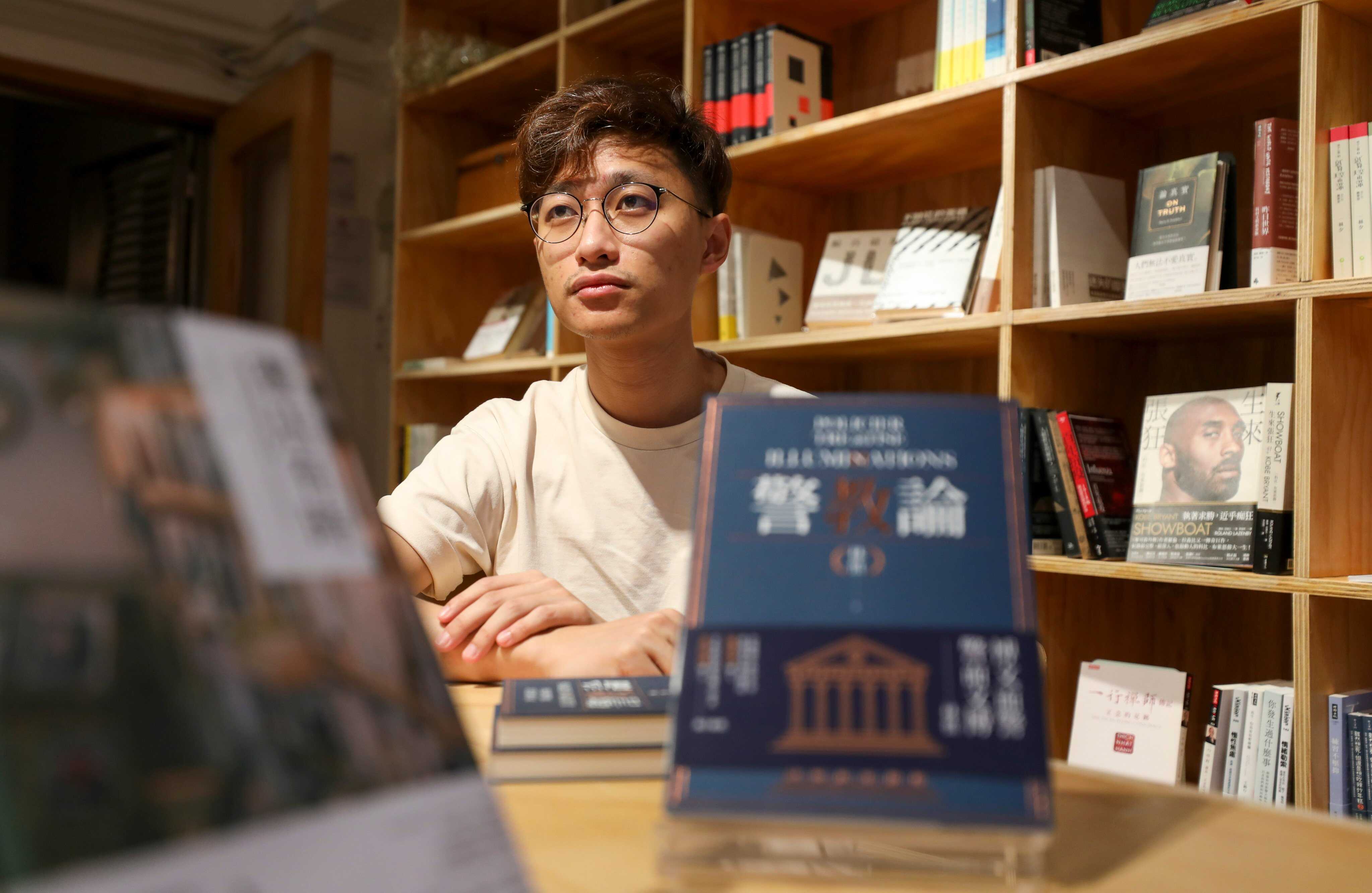 Kris Lau, who spent 10 years covering medical news in Hong Kong, opened a bookstore last month with four other former journalists. Photo: Xiaomei Chen