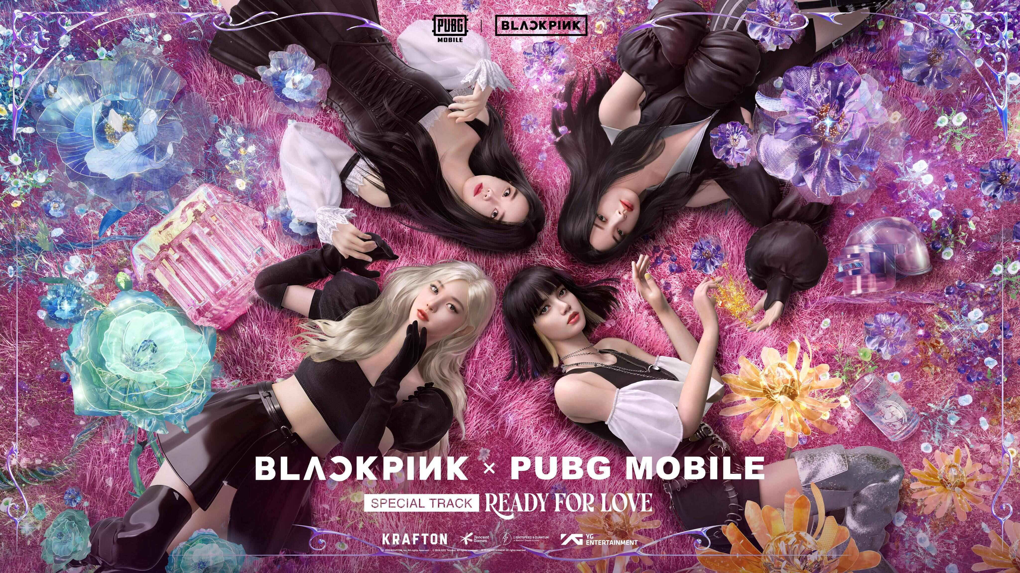 Blackpink’s music video for ‘Ready for Love’ features digital avatars of the girl group members. Photo: Captured on Twitter / @pubgmobile