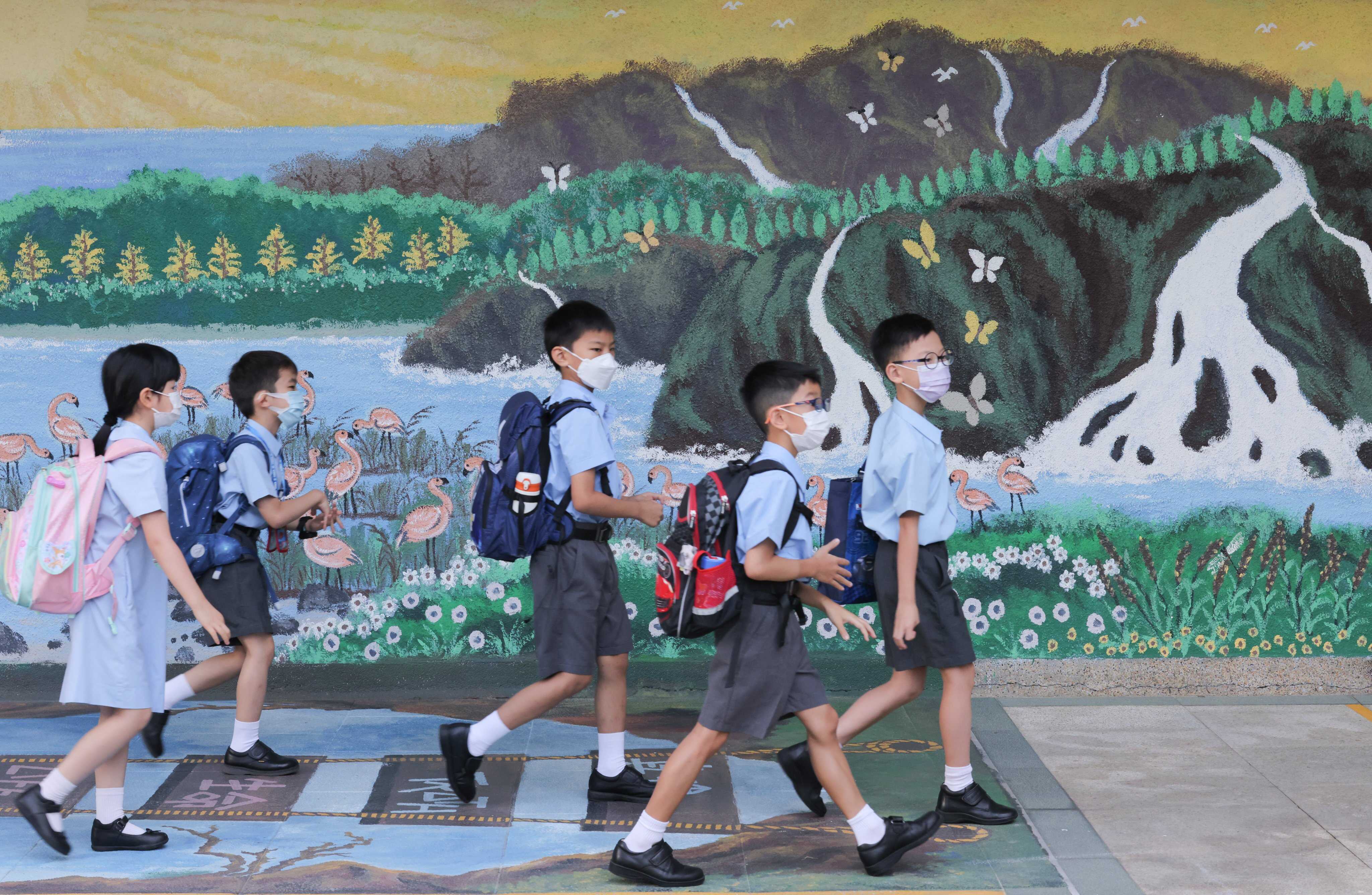 Children, as well as their parents and teachers, are having to pick up the pieces after the pandemic disrupted the city’s education system. Photo: Jelly Tse
