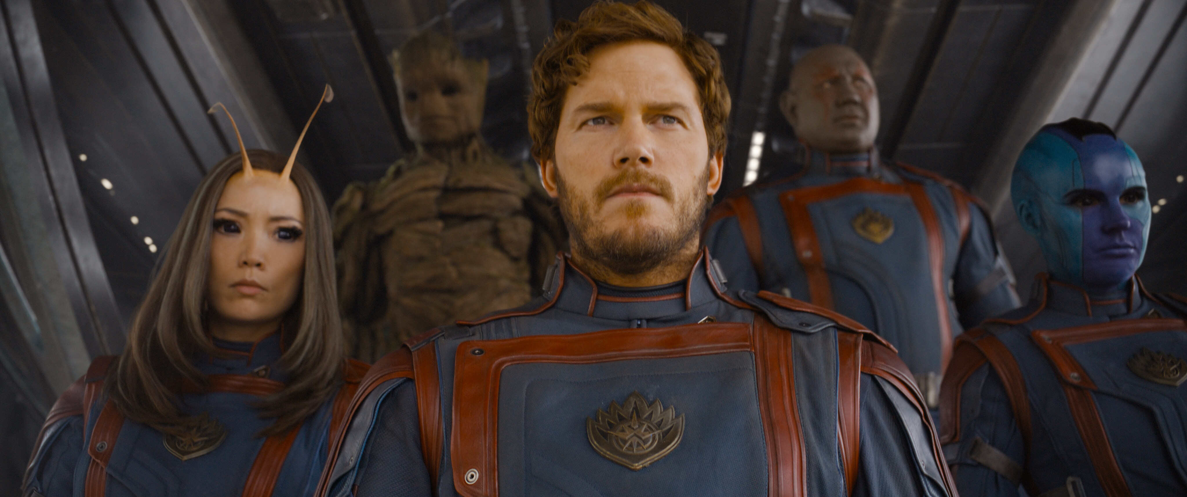 Chris Pratt returns as Peter Quill in Marvel Studios’ Guardians of the Galaxy Vol 3. Photo: Marvel Studios