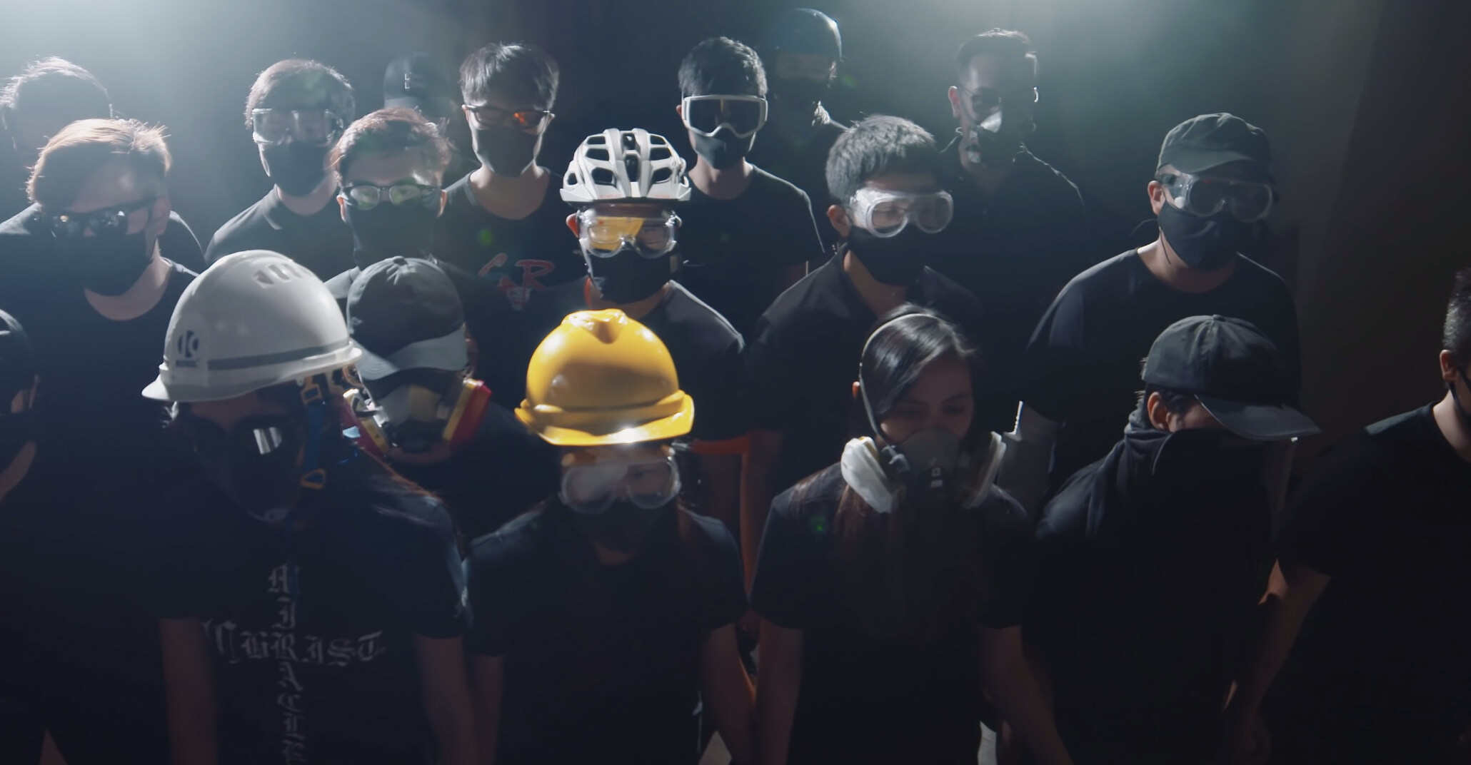 A still from the music video of protest song “Glory to Hong Kong”. Photo: YouTube