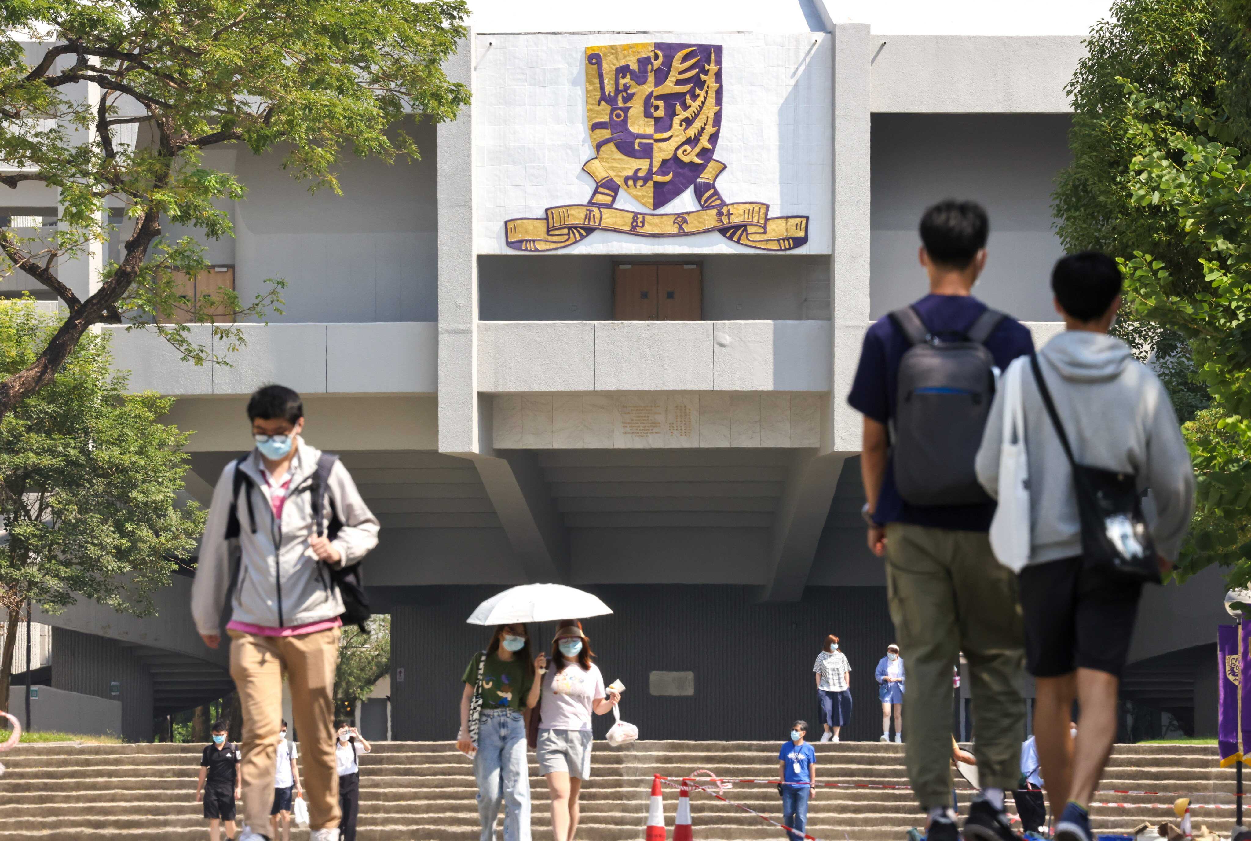 Chinese University says it has admitted 3,218 students via Jupas this year. Photo: K.Y. Cheng