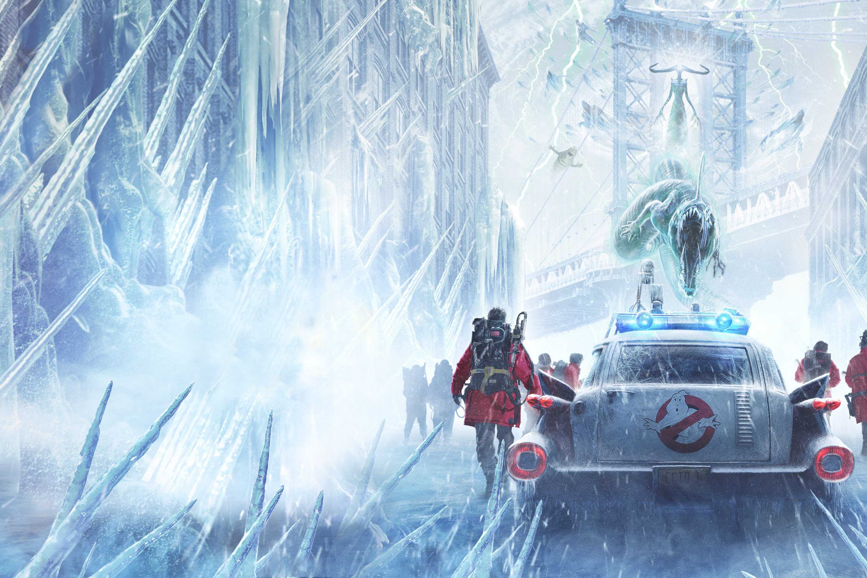 A scene from “Ghostbusters: Frozen Empire”. Photo: Sony Pictures/TNS