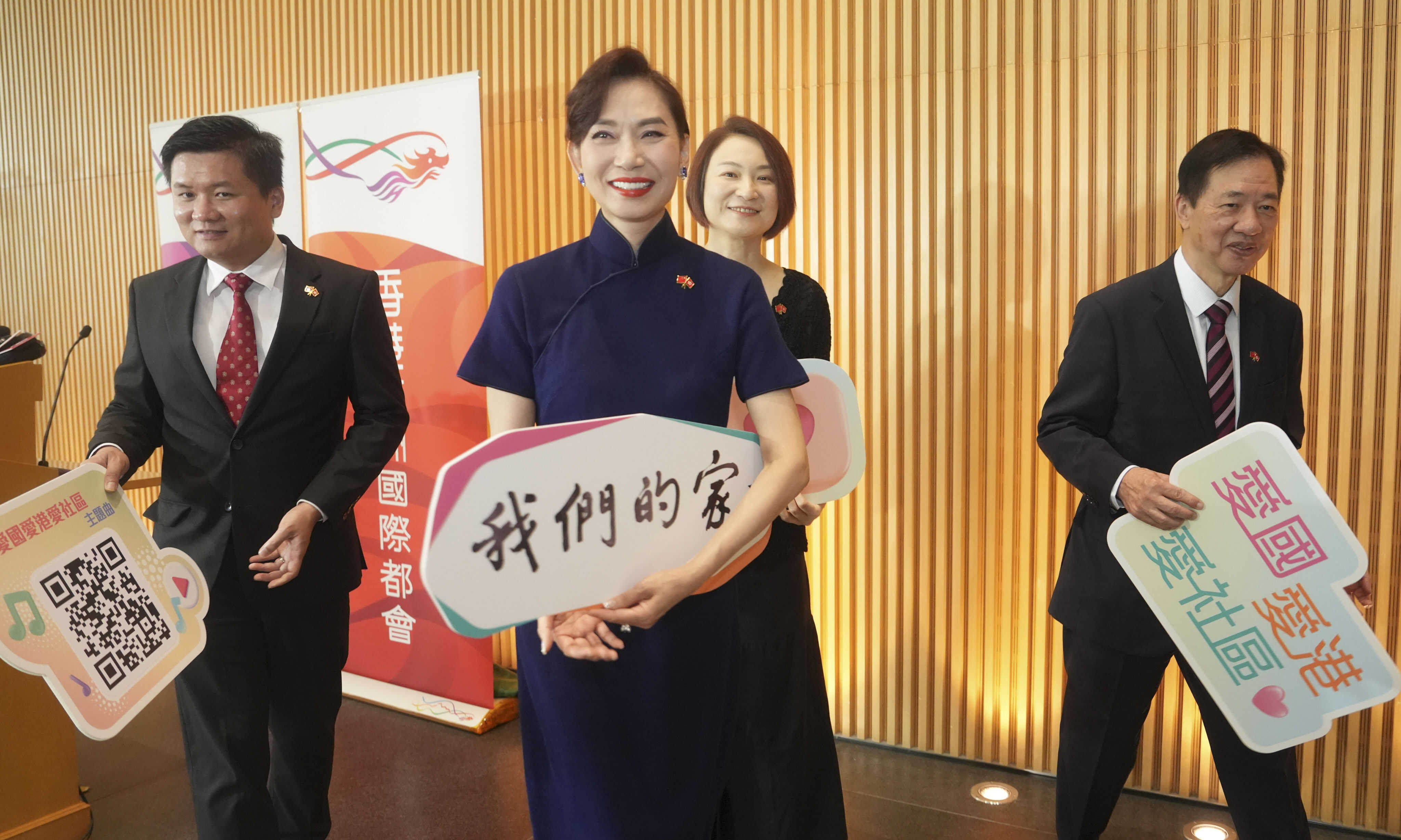 The Hong Kong government is promoting Cally Kwong’s song “Our Home” at local primary and secondary schools. Photo: Sun Yeung