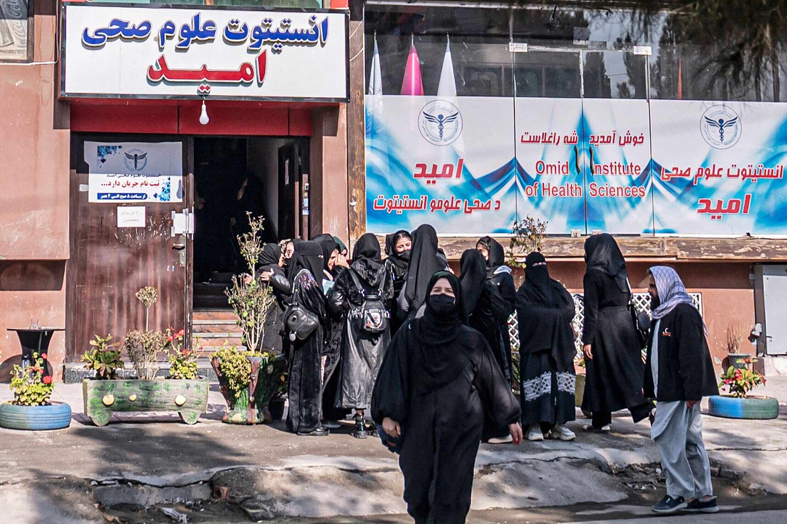 Despair has gripped female Afghan healthcare students after a government order to exclude women from medical training. Photo: AFP