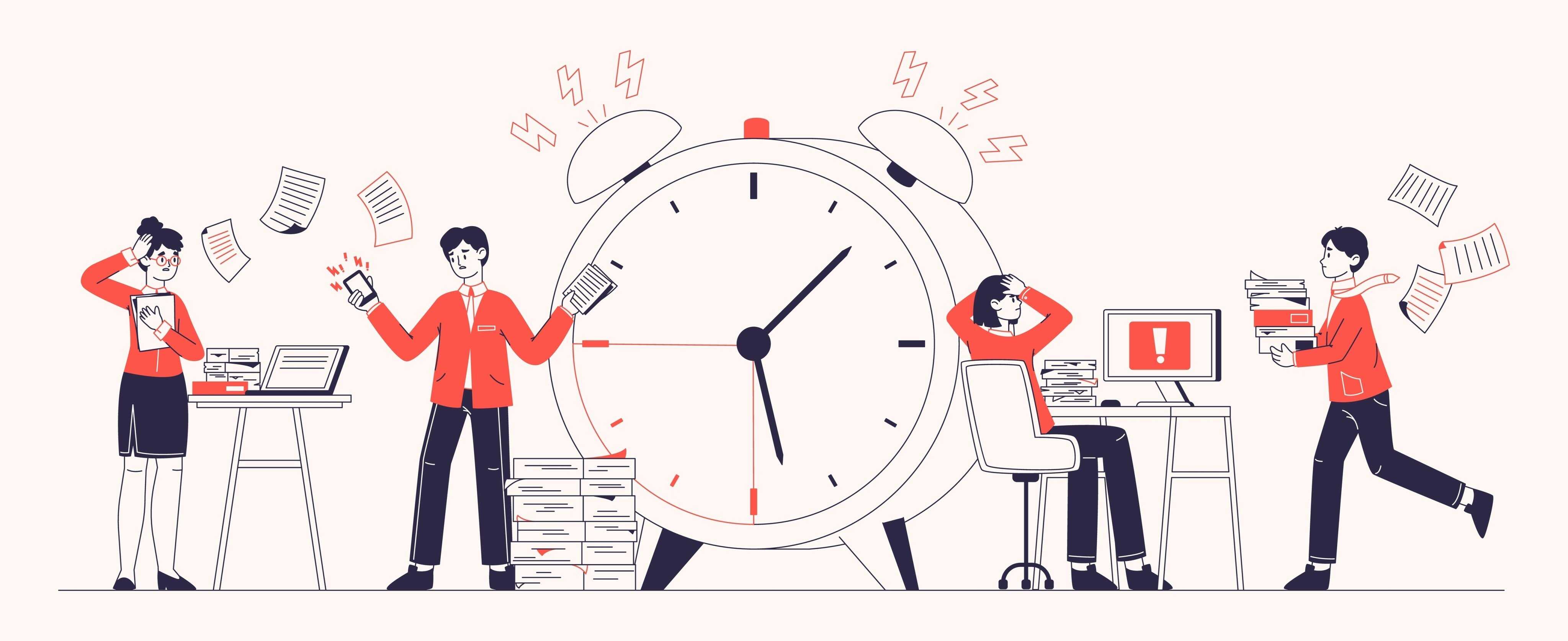 Don’t panic! Here’s how to stay on schedule and manage your time effectively. Photo: Shutterstock