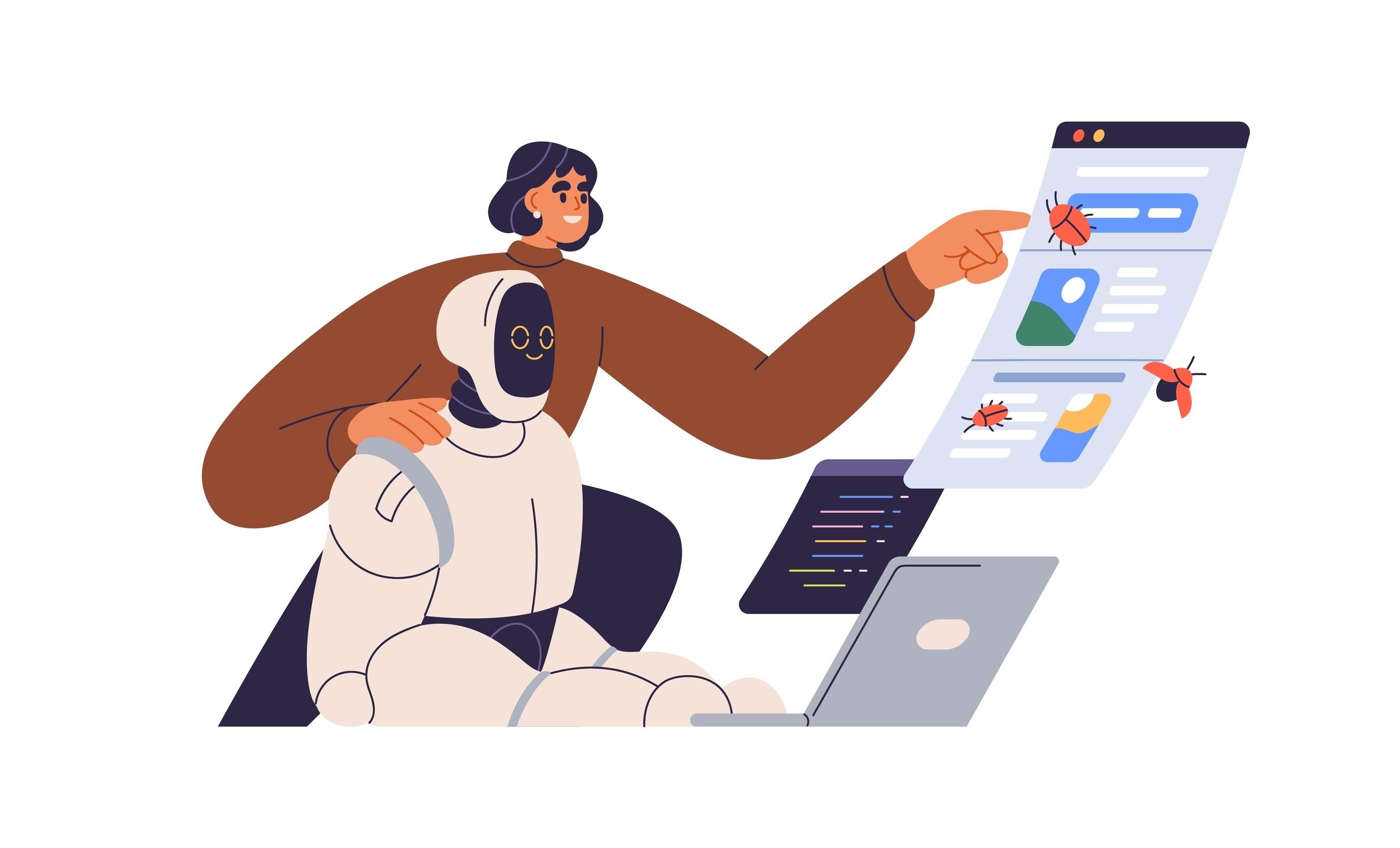 Think of code as a language that you can use to instruct a computer how to design your game. Photo: Shutterstock