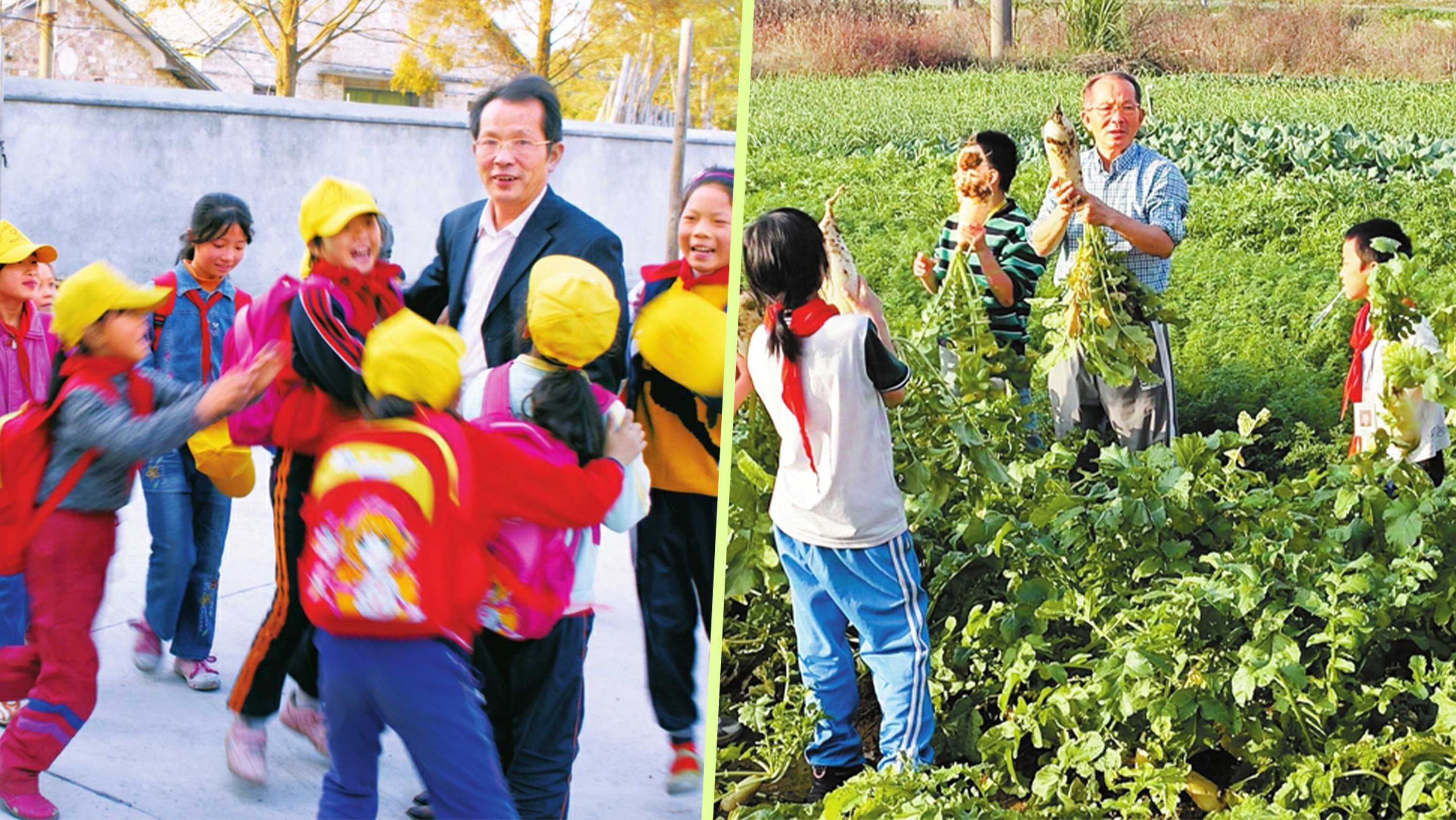 A Chinese man turned an old factory into a school to provide free shelter and education for 348 orphans and underprivileged kids. Photo: SCMP composite/wccdaily