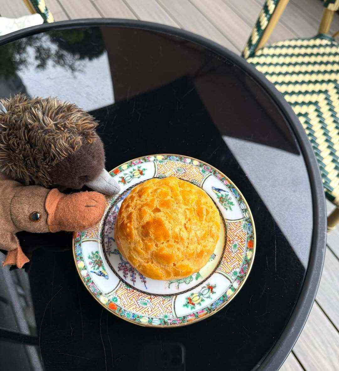 The pineapple buns at Pineapple Bakery have a sourdough brioche base, which adds a new richness and complexity to the treat. Photo: Instagram/pineapplebakeryhk