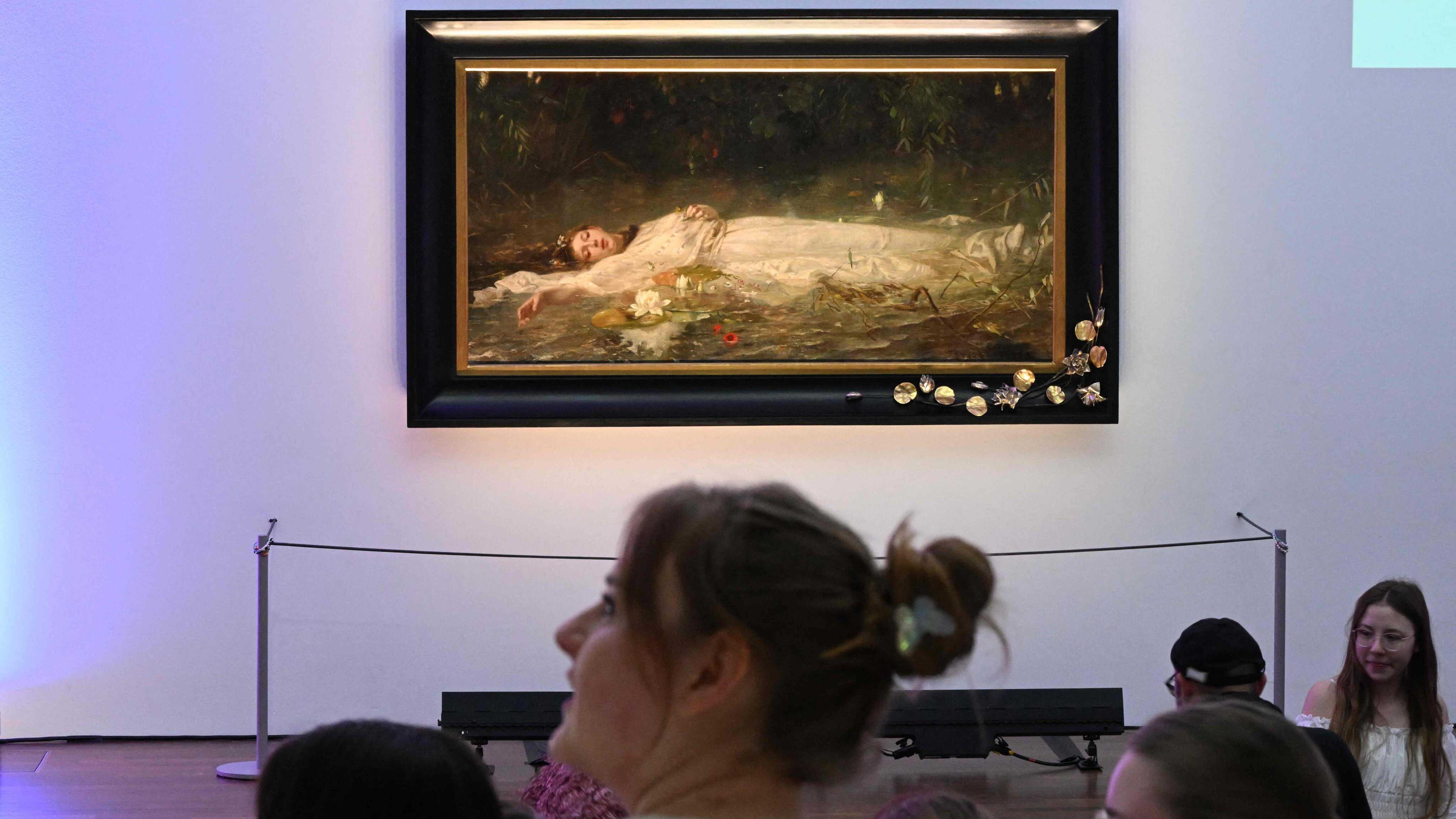 Fans visit a German museum to see art linked to a Taylor Swift music video
