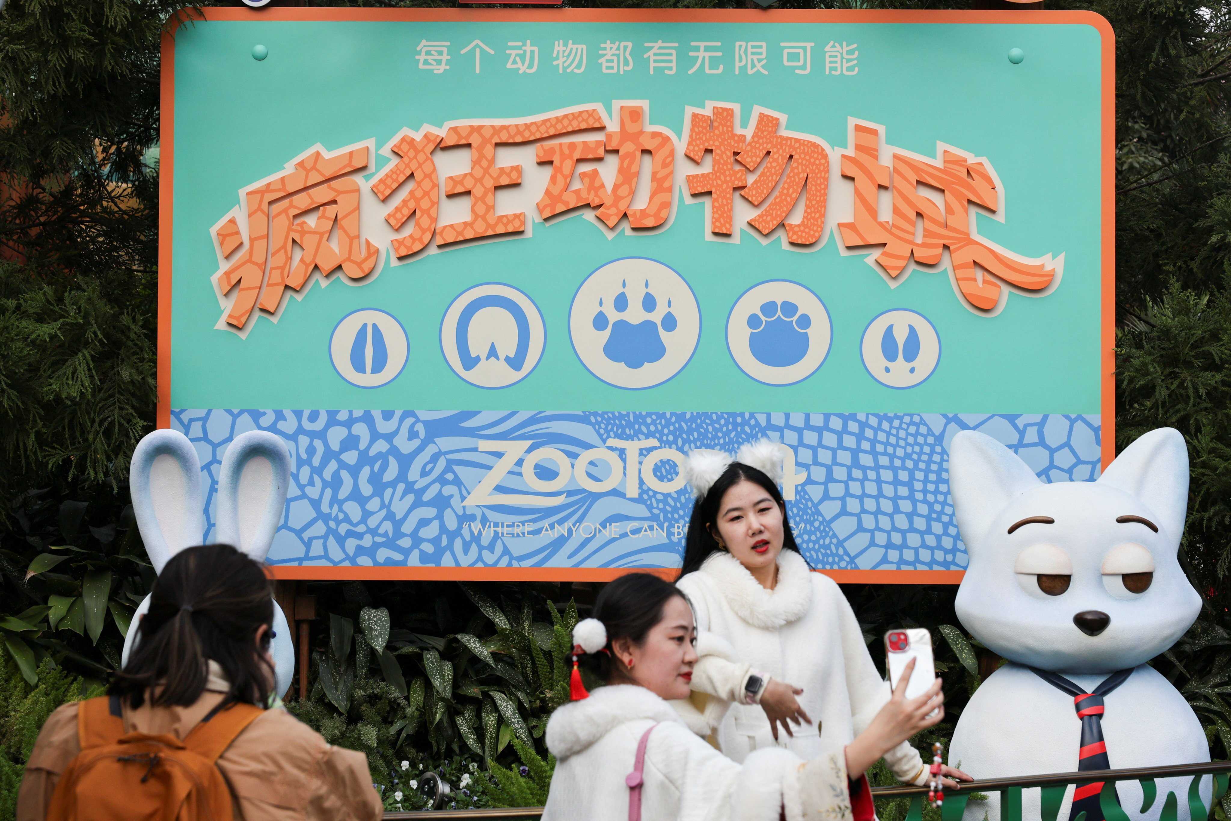 Many people in China are big fans of the Zootopia films. Photo: Reuters