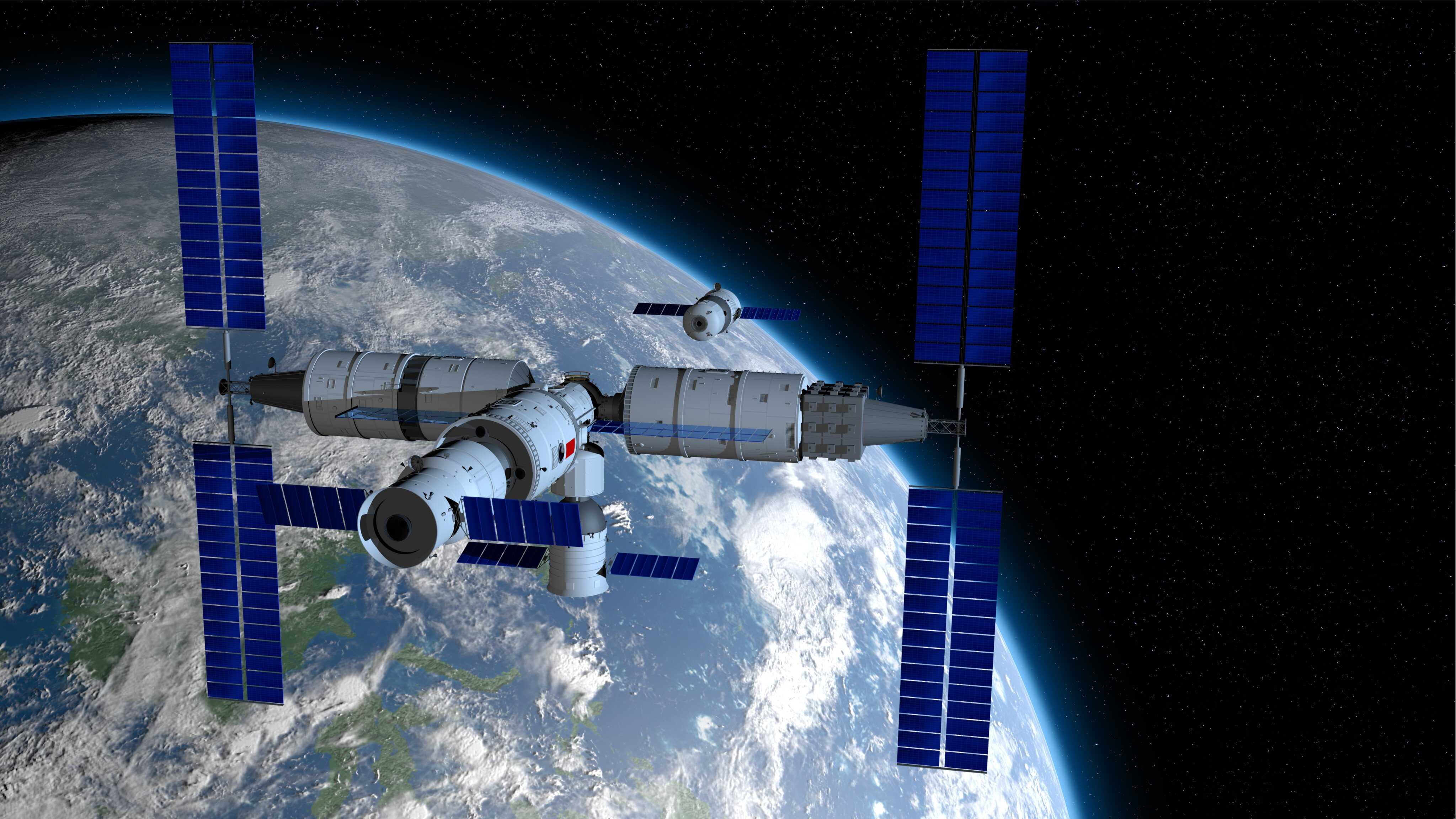 Discover how China’s Tiangong space station advances science with planarian experiments and student-led missions in space research. Photo: Shutterstock 
