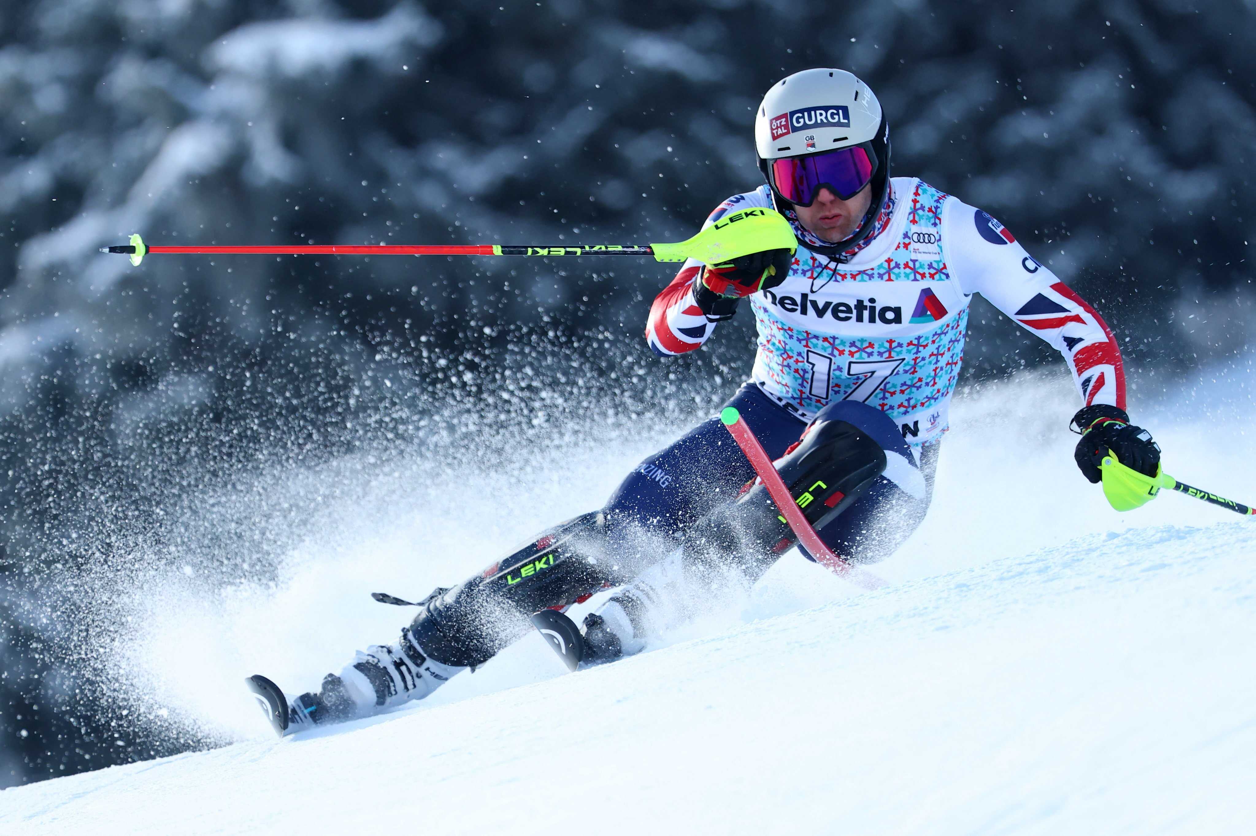 From humble beginnings on Pendle’s dry slope, Dave Ryding defied odds to become Britain’s top slalom racer. Photo: Reuters