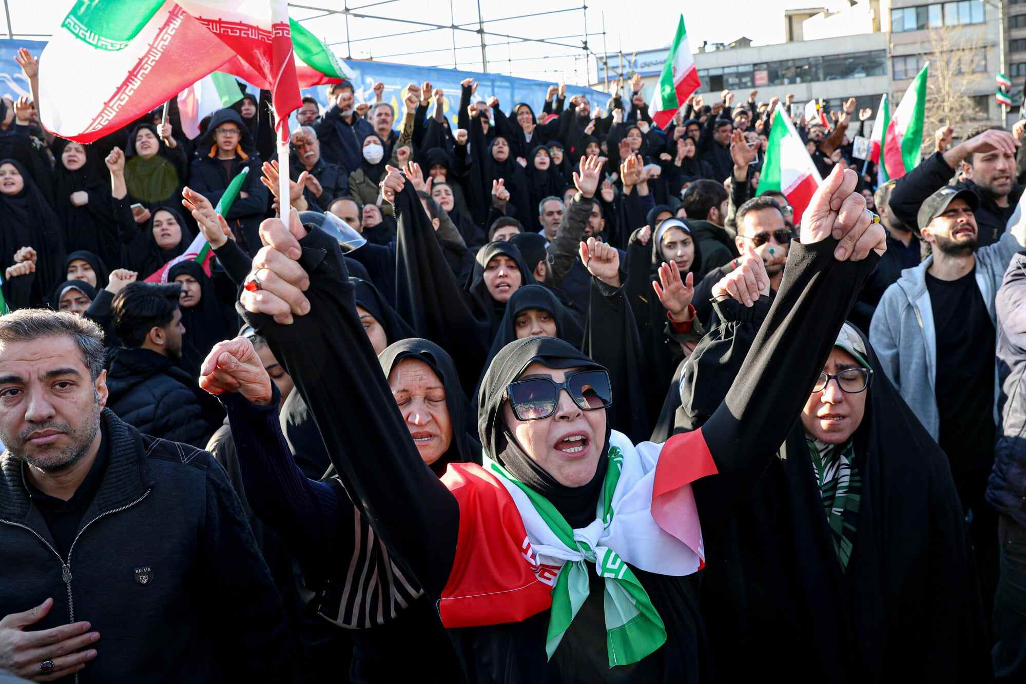 People mourn Ayatollah Ali Khamenei in Tehran, Iran, March 1, 2026. Photo: Xinhua