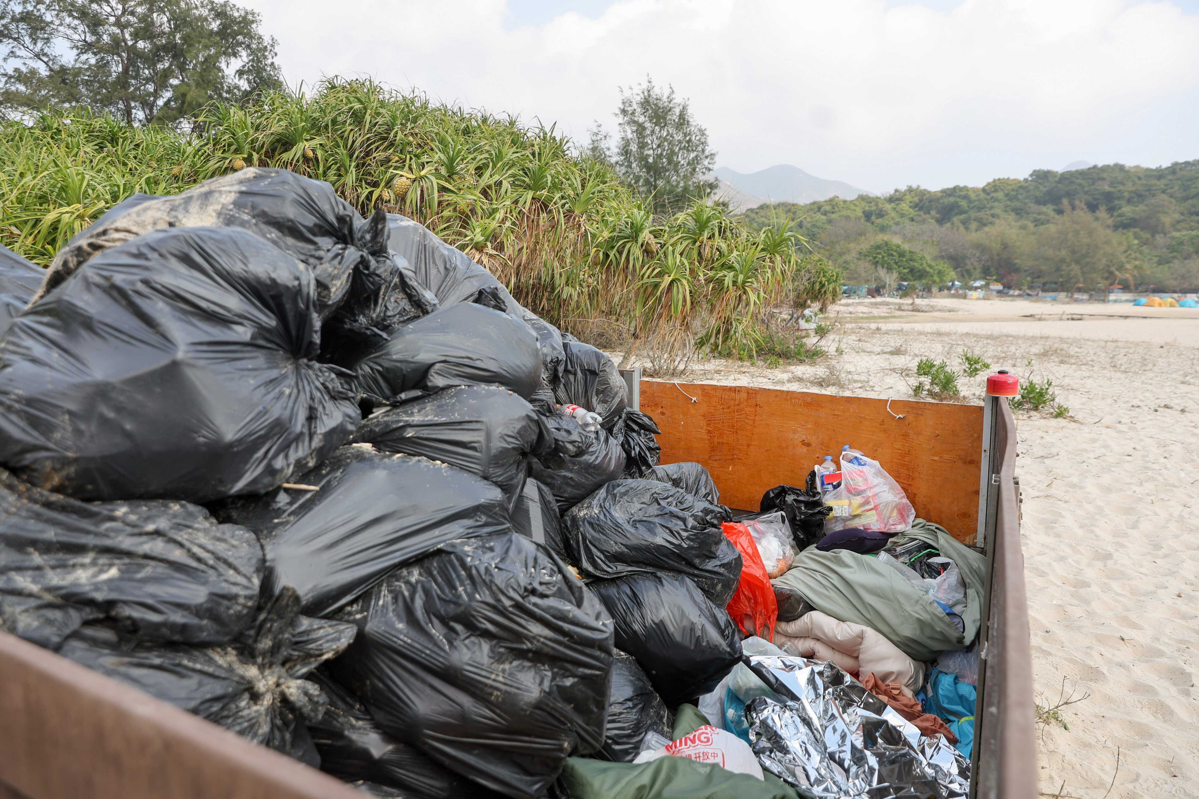 Hong Kong considers booking systems and fees for popular camping spots to combat overcrowding and litter, following public outcry and environmental concerns. Photo: Edmond So