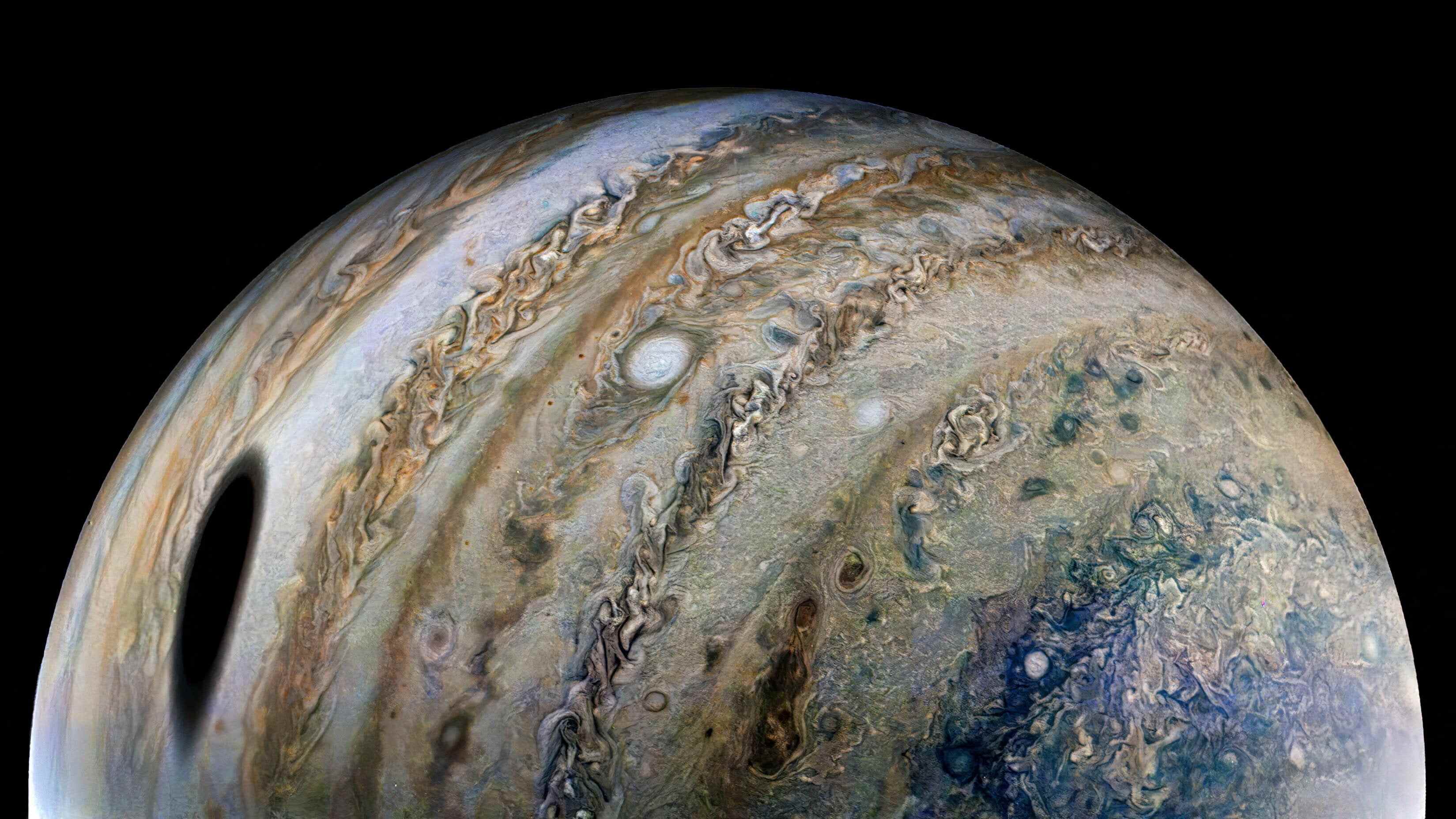 The planet Jupiter, still the largest in our solar system, is not as big as we previously thought. Photo: Handout via Reuters  