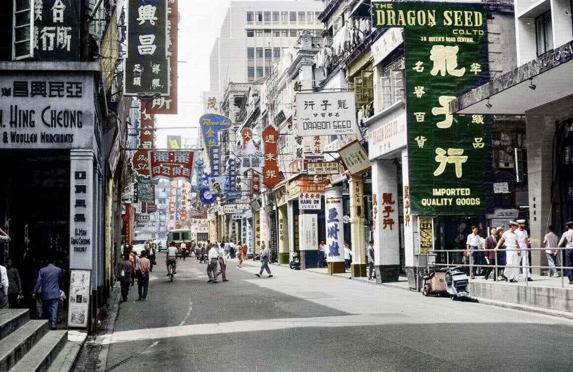 Instagram account @OldHKinColour’s AI-coloured Hong Kong photos blur the lines between real memories and fabricated pasts. Photo: Instagram/OldHKinColour (original photo from the University of Wisconsin-Milwaukee)