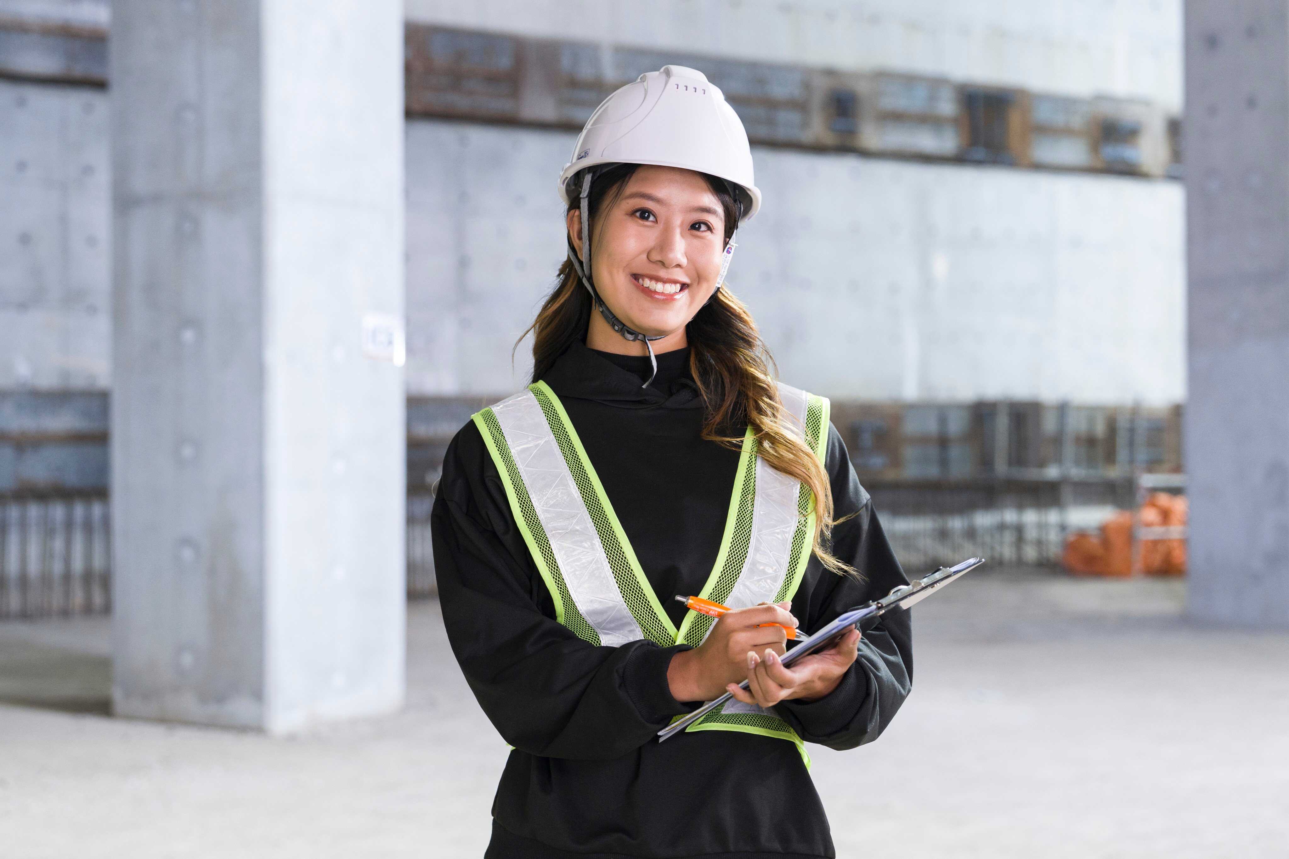 Carol Ho’s job involves visiting construction sites to analyse rock samples so that projects can be built safely. Photo: Handout