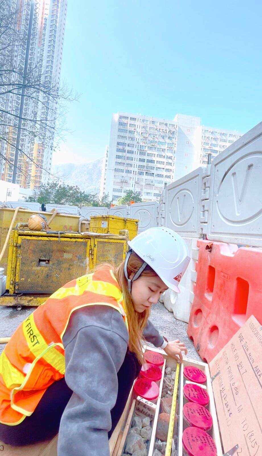 Carol Ho uses her knowledge about rocks to keep construction projects safe. Photo: Handout