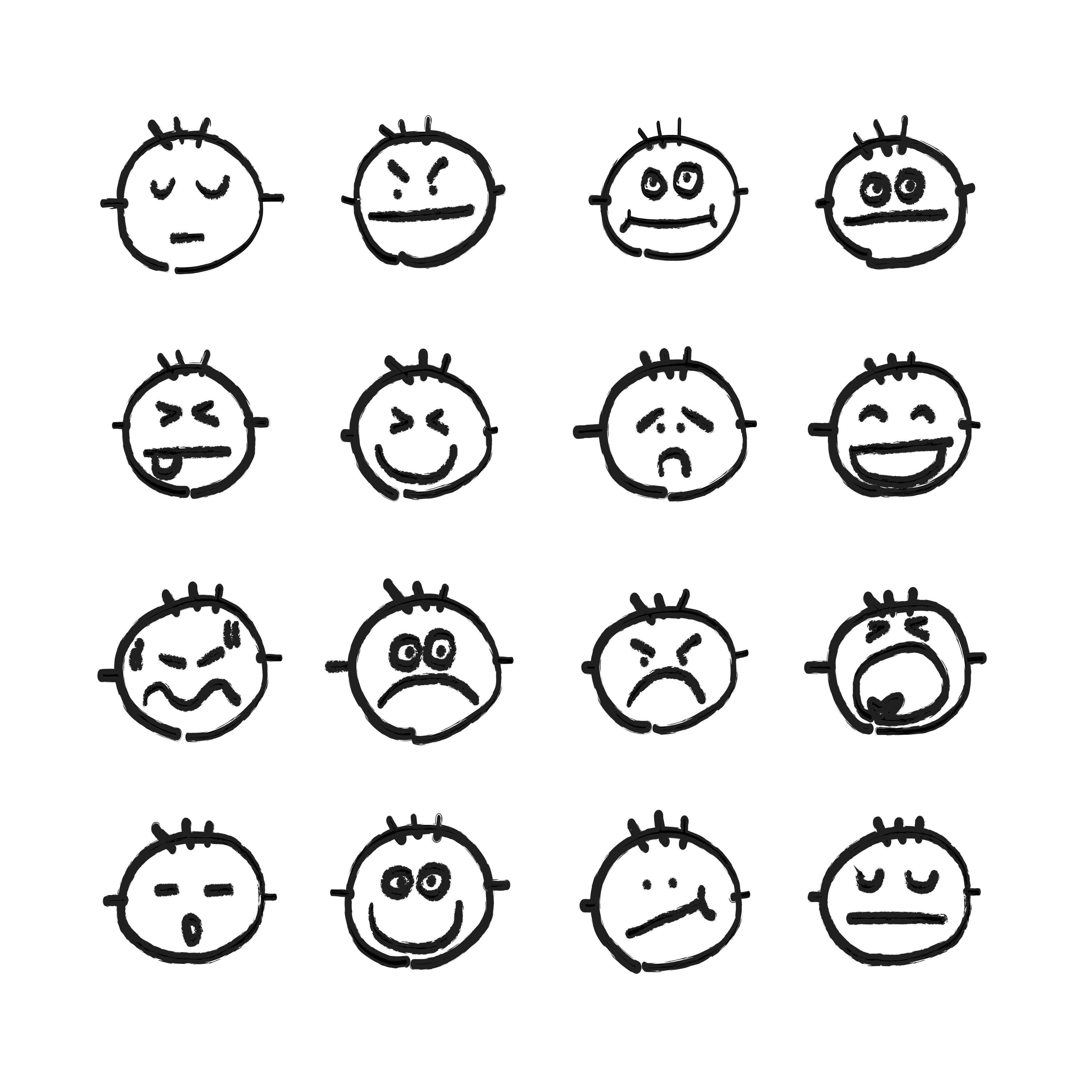 What faces do you make when you’re feeling angry, sad, happy or excited? Illustration: Shutterstock