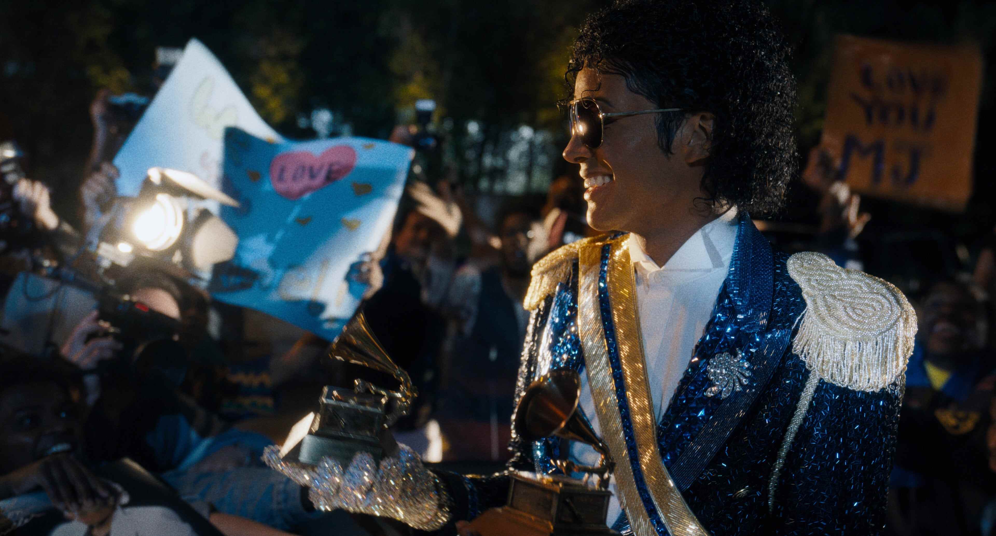 Jaafar Jackson stars as Michael Jackson in “Michael.” Photo: Lionsgate via AP