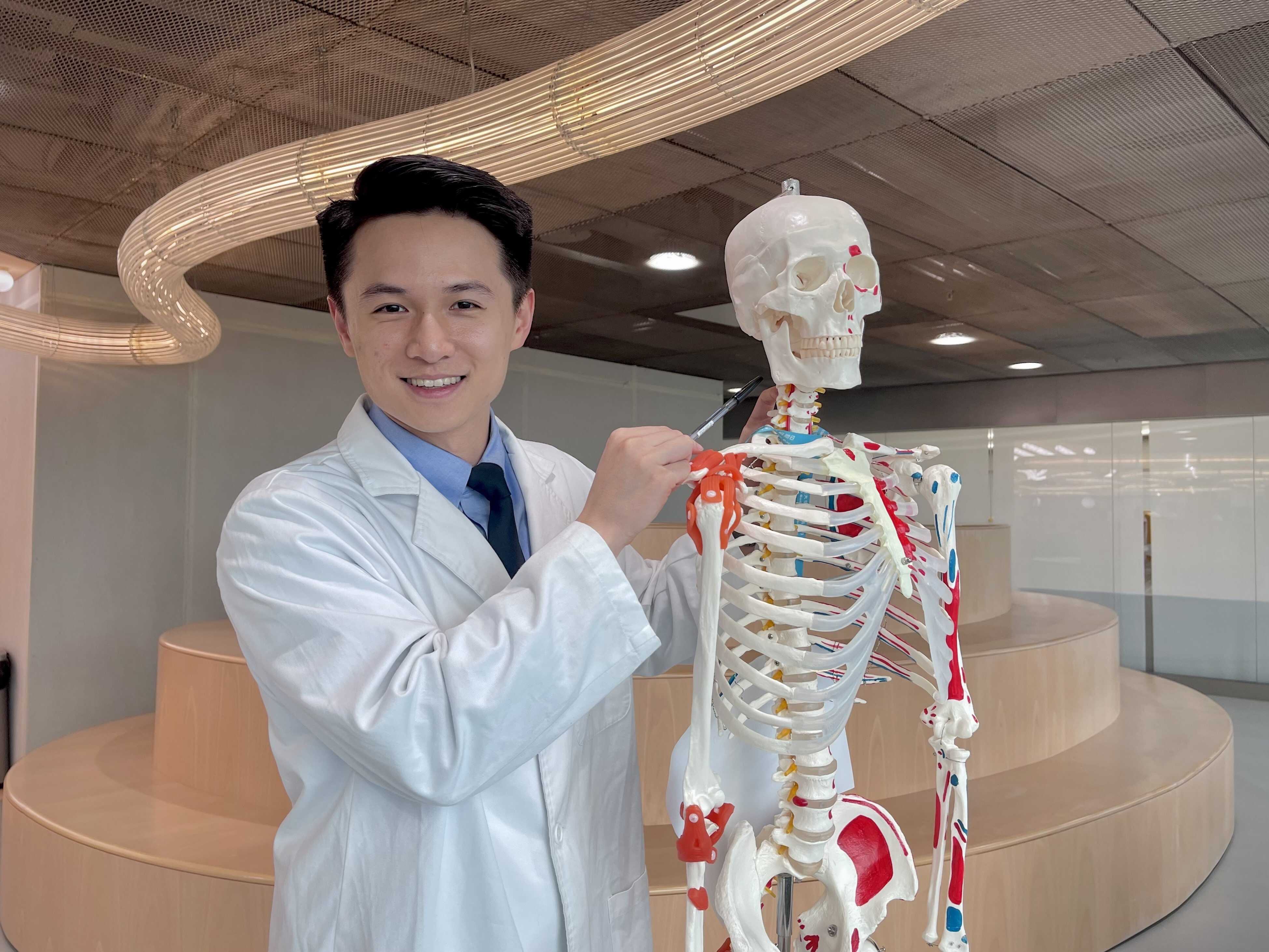 Calvin Cheung is a medical student at the University of Hong Kong. He is also a social media content creator and an AI apps developer. Photo: Charlotte Kwan