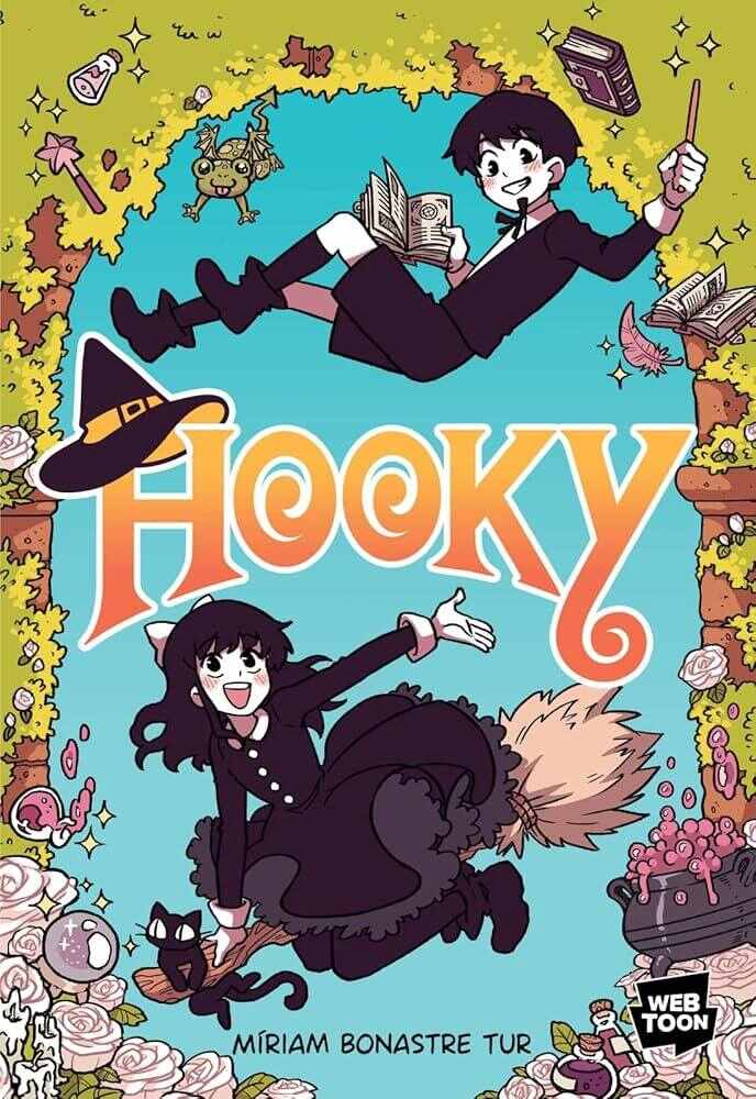 “Hooky” is a graphic novel about two young twin witches from a powerful family. Photo: Amazon