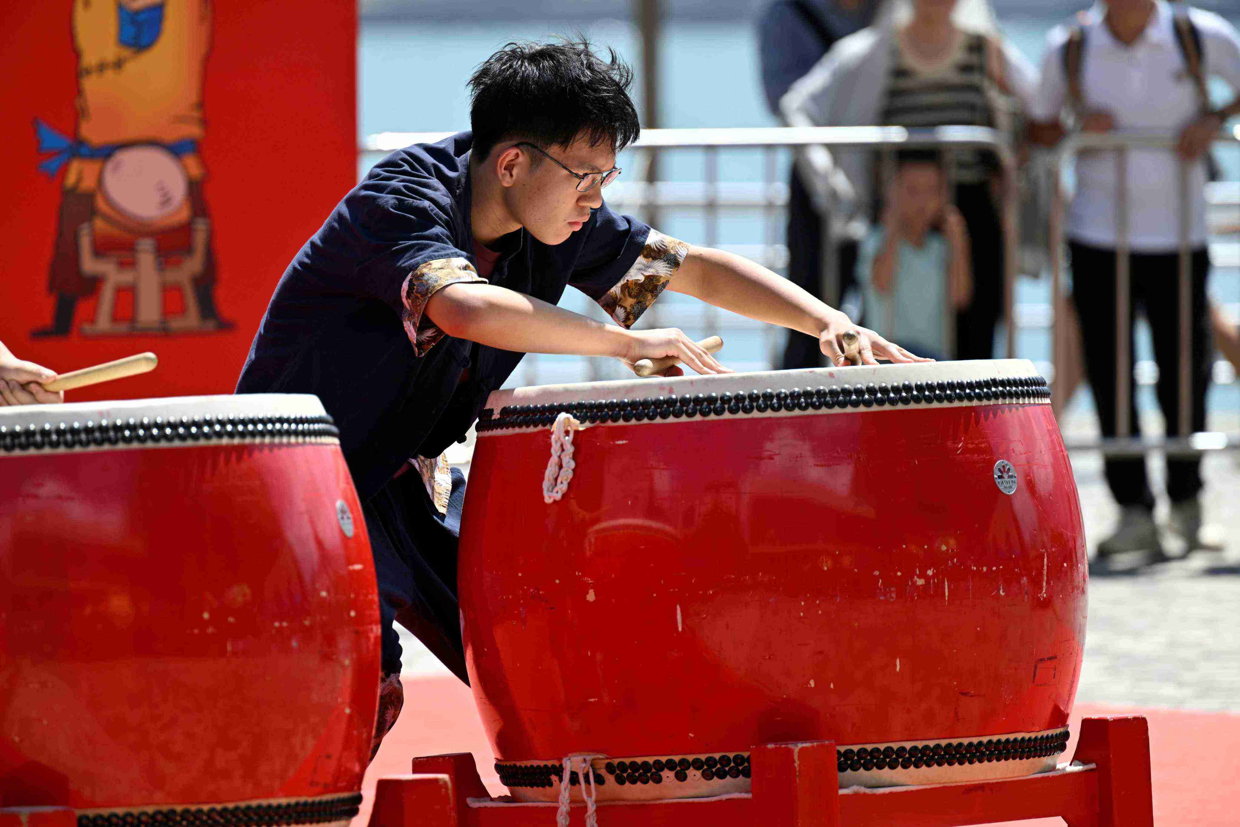 Boris Lau Chung-kiu has served as captain of his school’s Chinese Drum Ensemble and vice‑chairman of the Chinese Orchestra. Photo: Handout