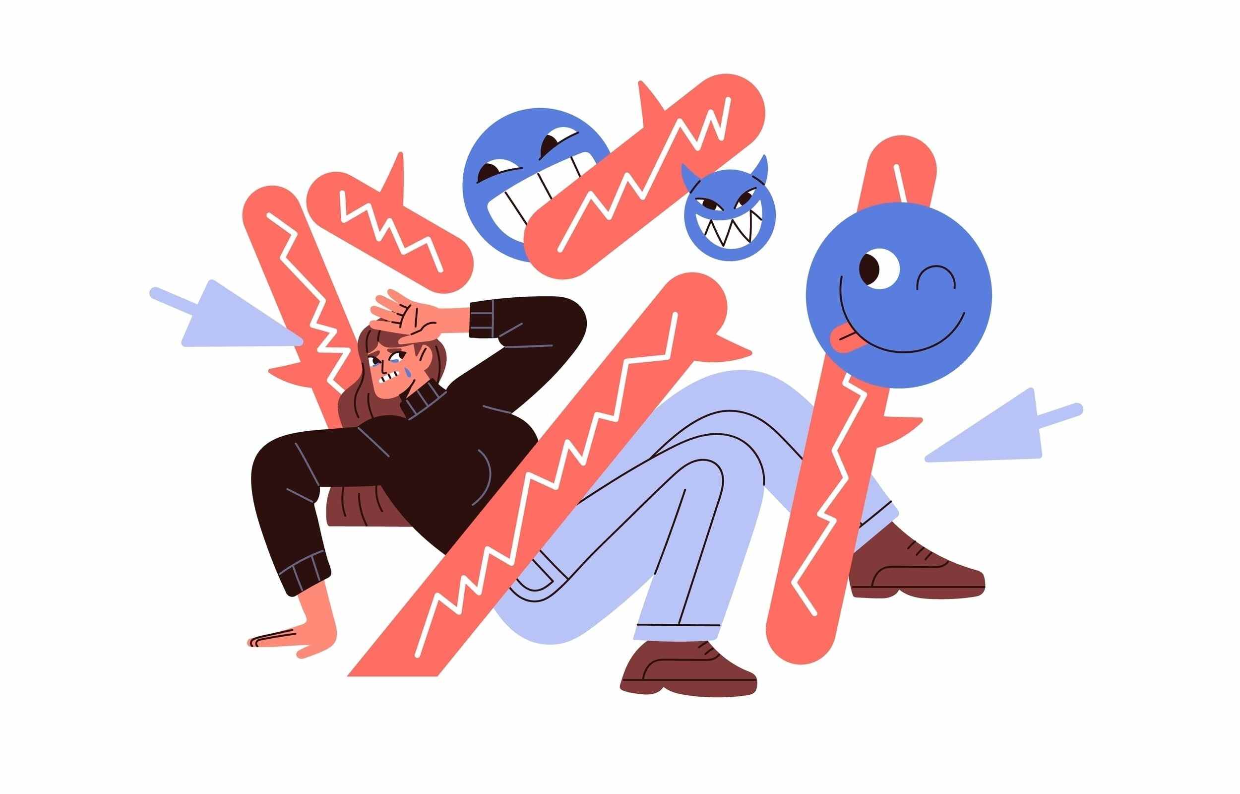 On social media, young people are vulnerable to scams, cyberbullying and more. Illustration: Shutterstock