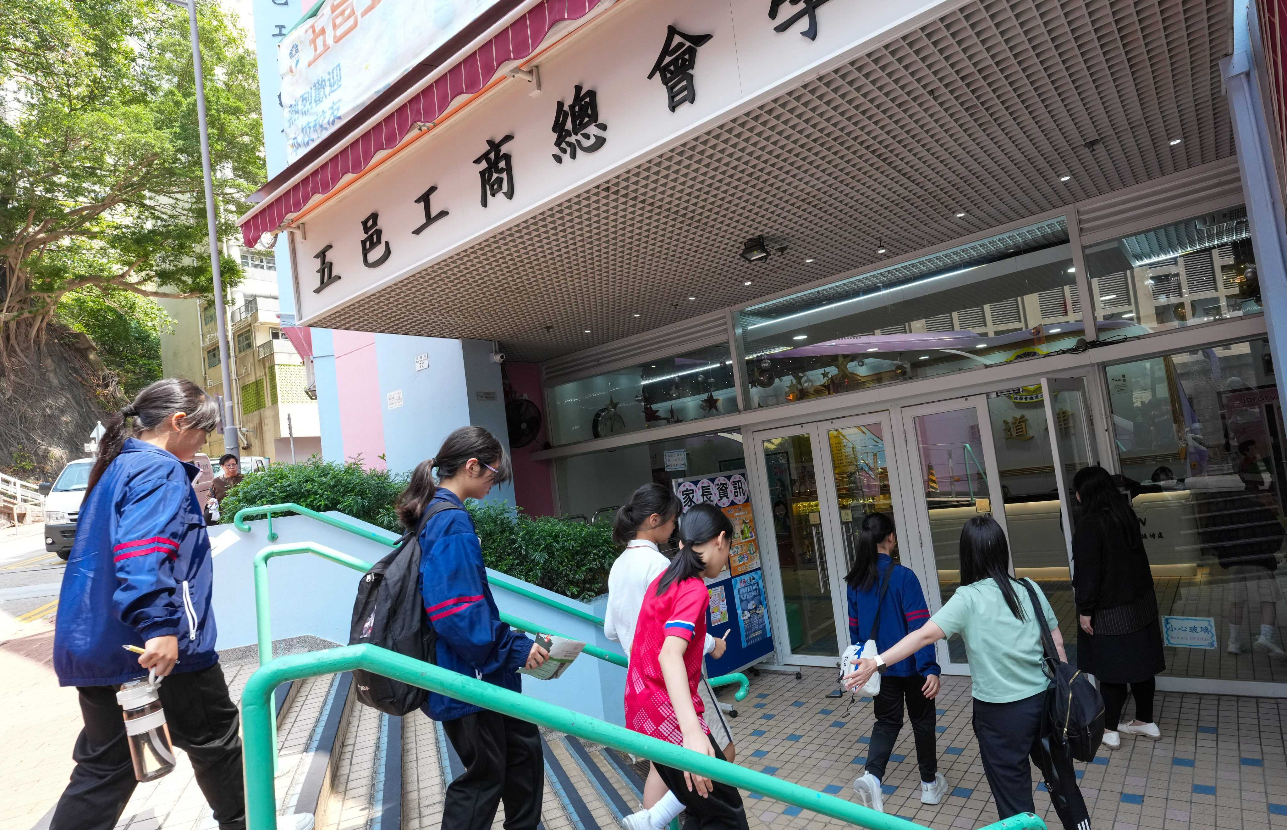 Hong Kong schools see a rise in pupils for the second year, with 7,200 new students, largely due to dependants of skilled workers. Photo: Jelly Tse