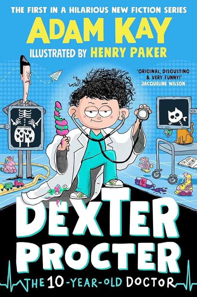 Dexter Procter is only 10 years old, but he’s a fully-fledged doctor. Photo: Amazon