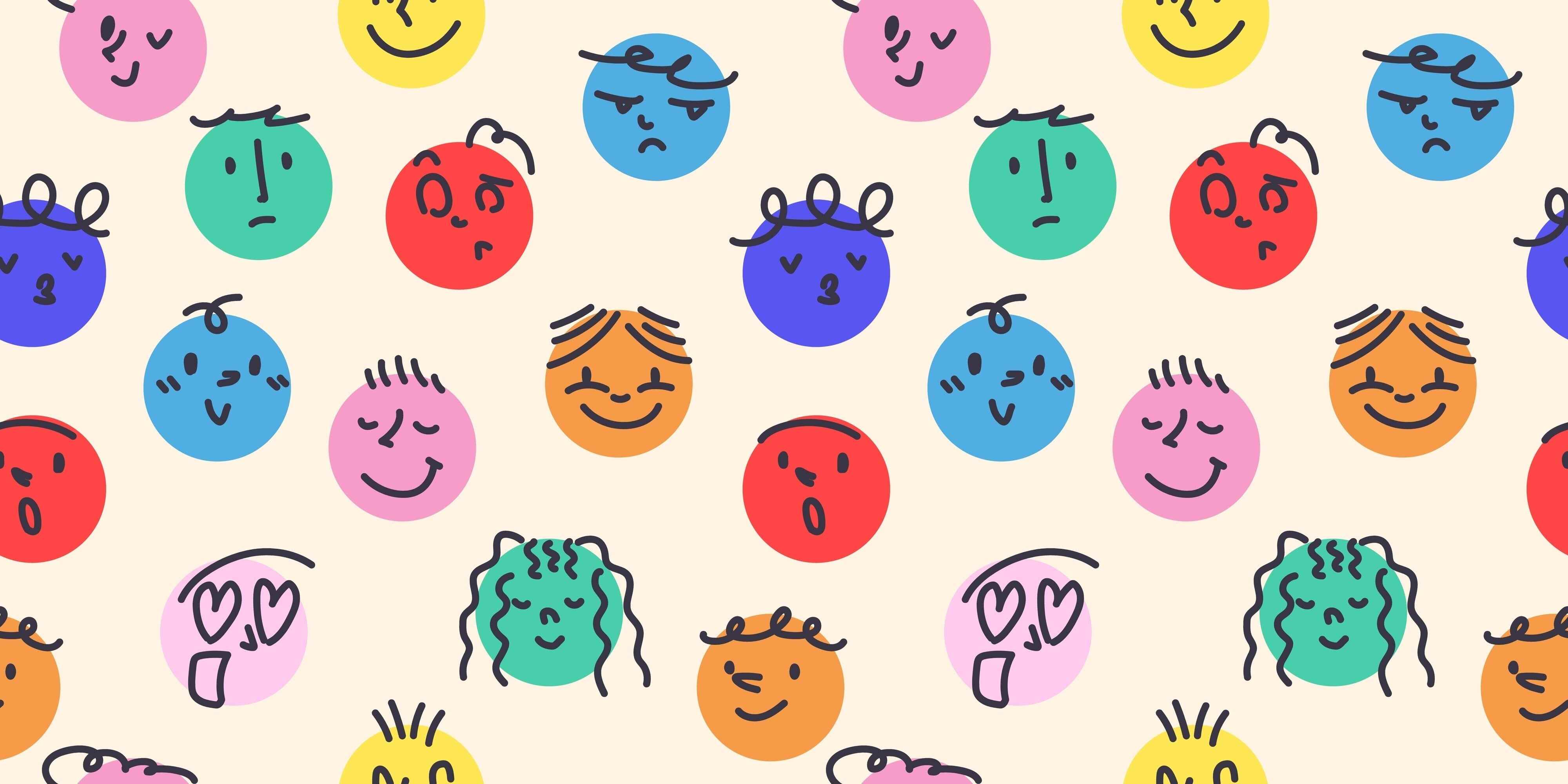 What colours do you associate with different feelings? Graphic: Shutterstock