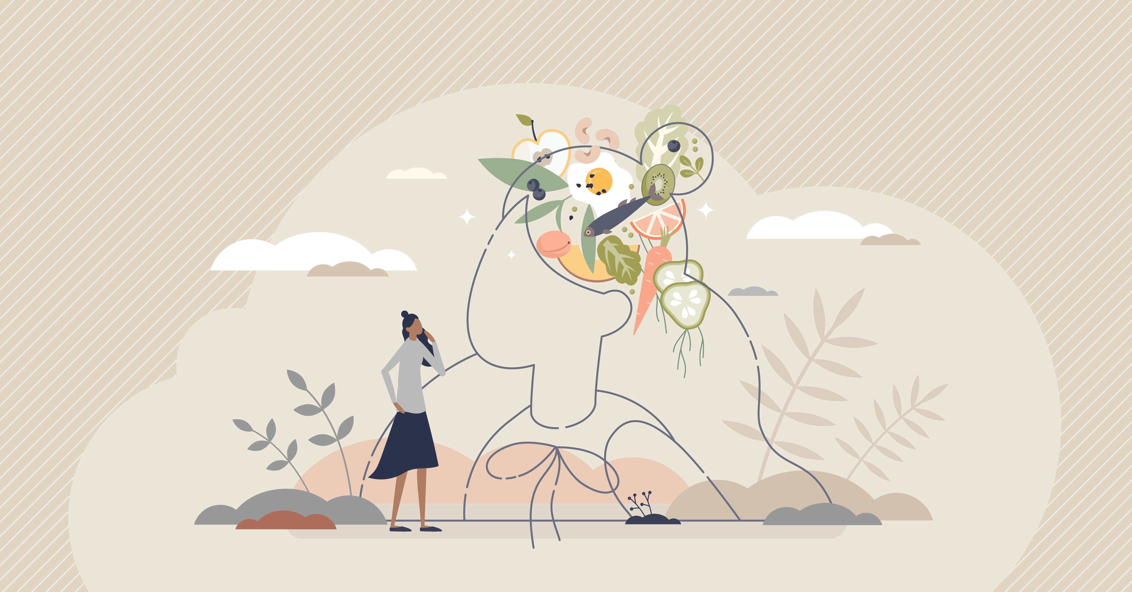 Foods like avocados and nuts will keep you feeling full for longer. Illustration: Shutterstock