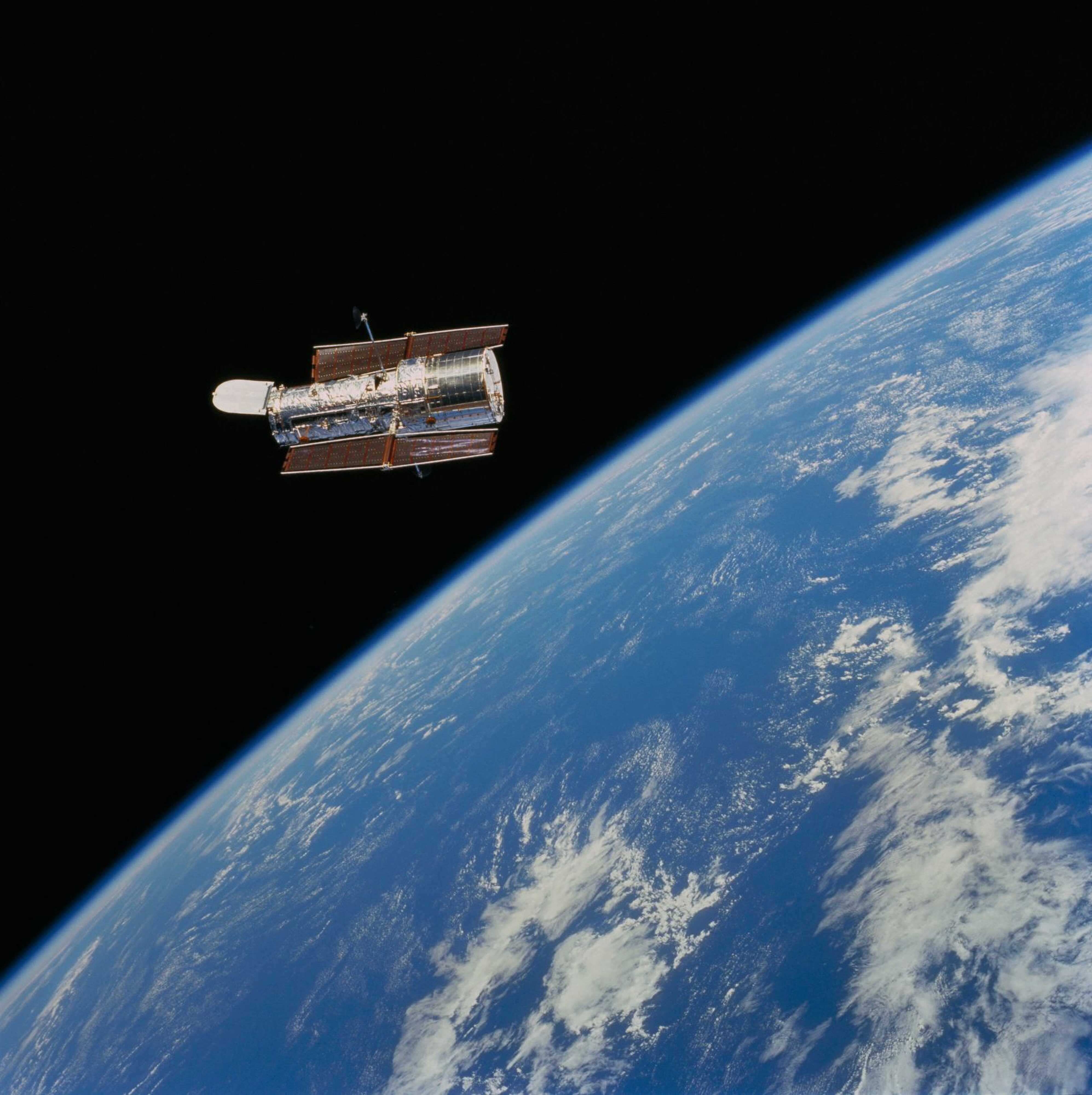 The Hubble Space Telescope was launched in 1990. Photo: Nasa