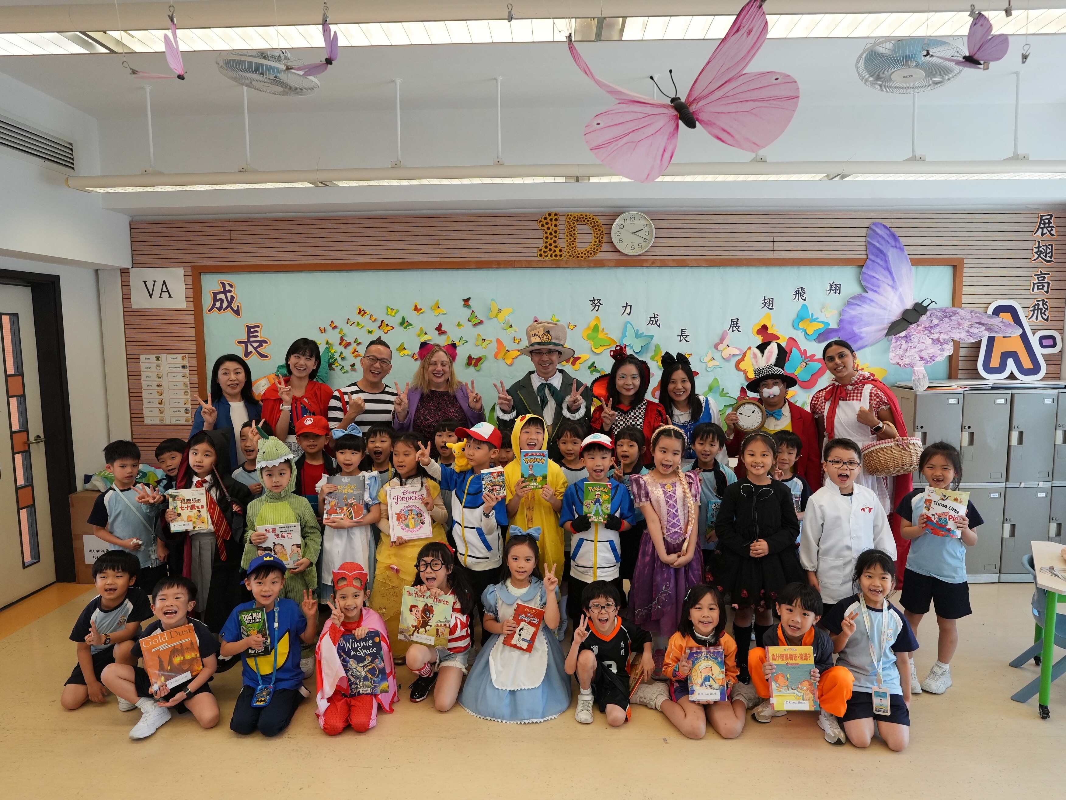 HKBUAS’s annual Reading Day celebrated the joy of books through inspiring speeches, a costume parade, engaging activities and a drama performance. Photo: Handout