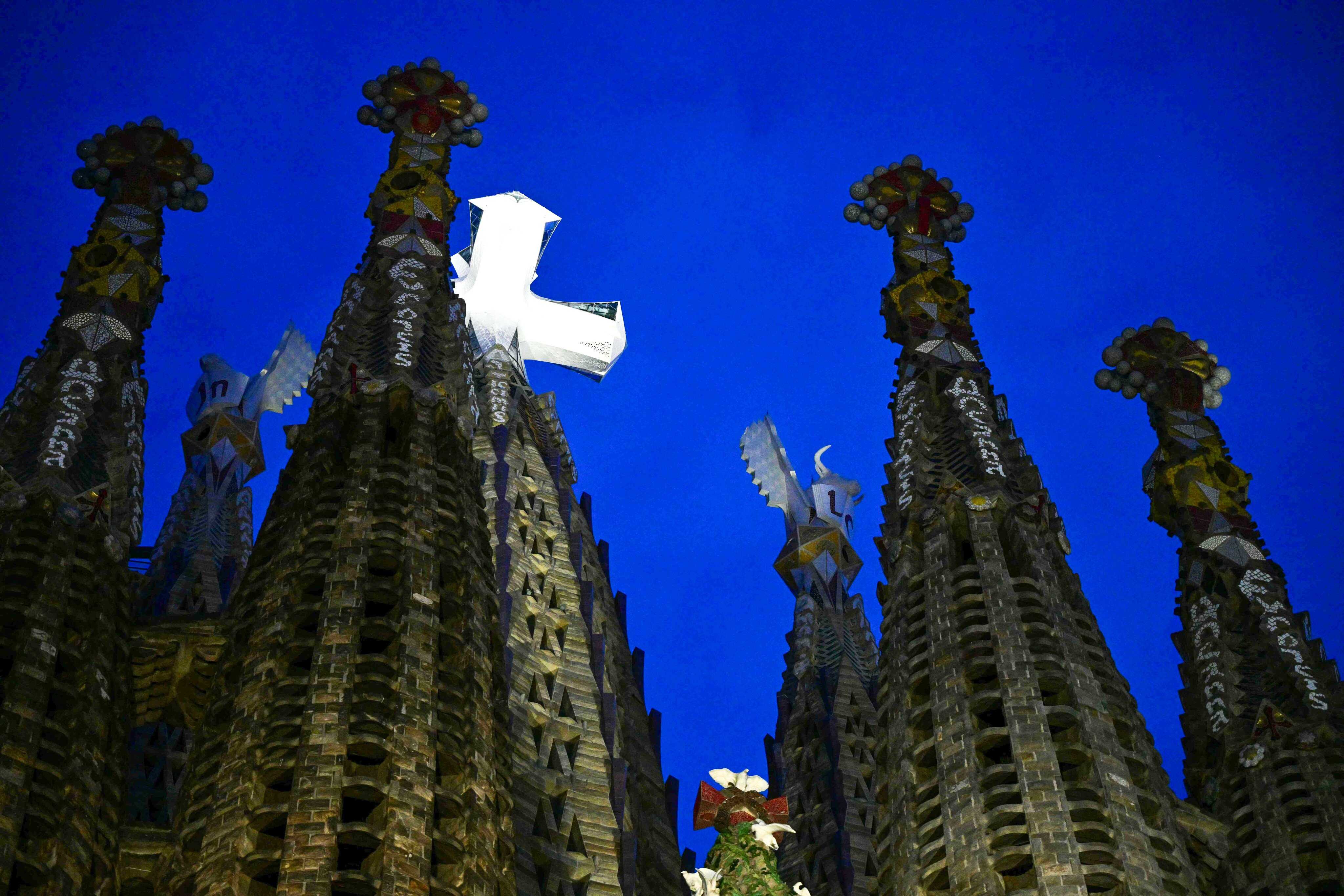 The Sagrada Familia is the tallest church in the world. Photo: AFP