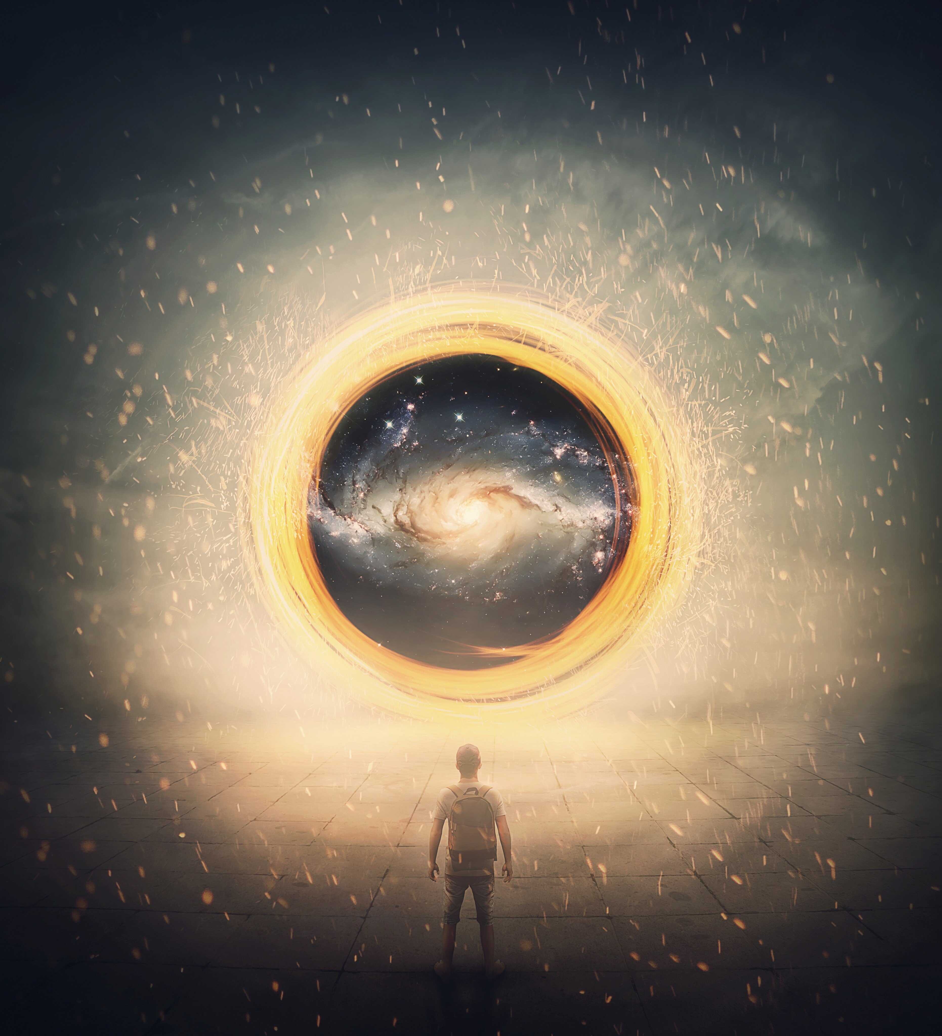 Would you step through a mysterious portal, or would you be too nervous? Photo: Shutterstock