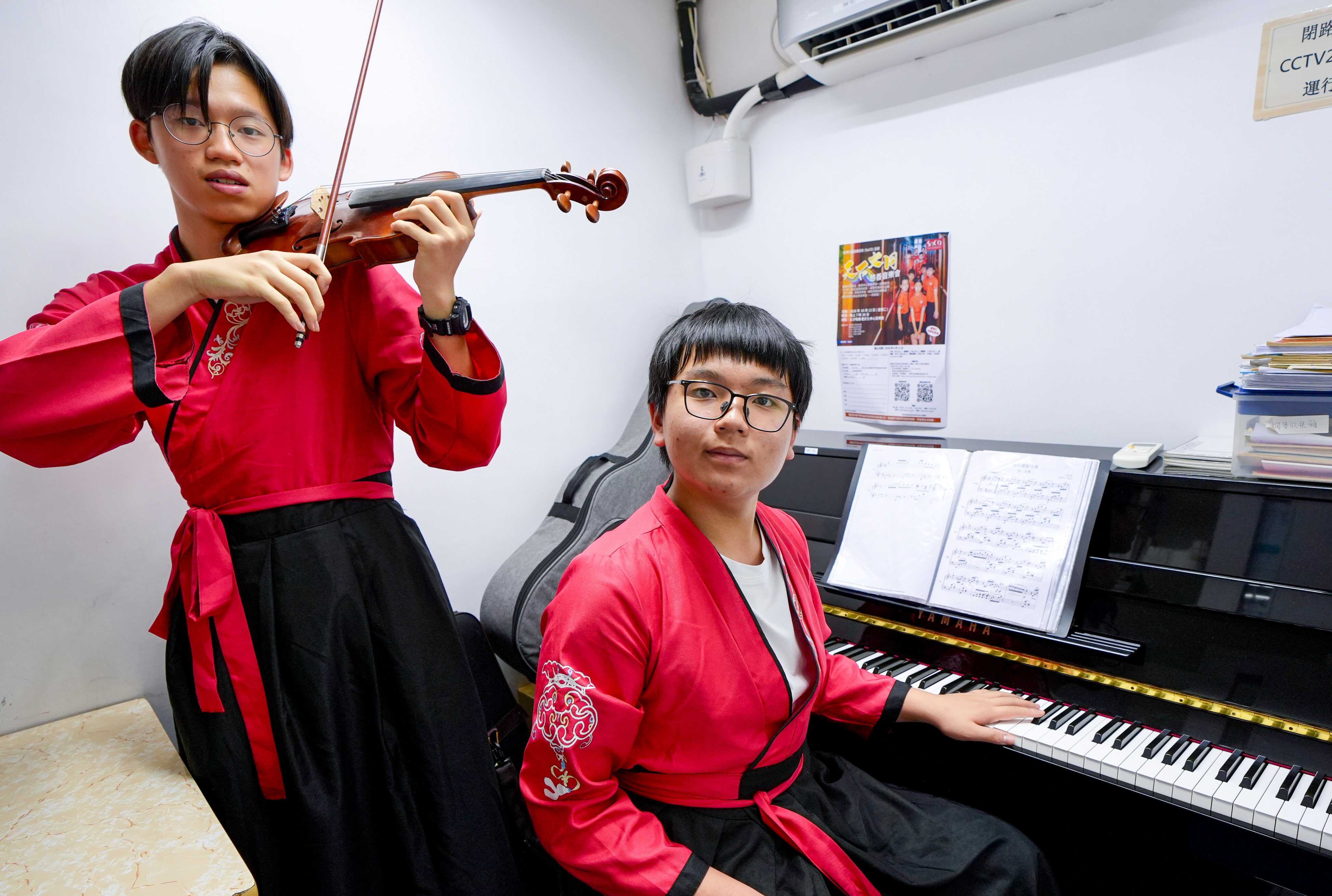 Young pianist Yang Qi prepares for a charity concert in Hong Kong that aims to showcase the talents of underprivileged children. Photo: Handout