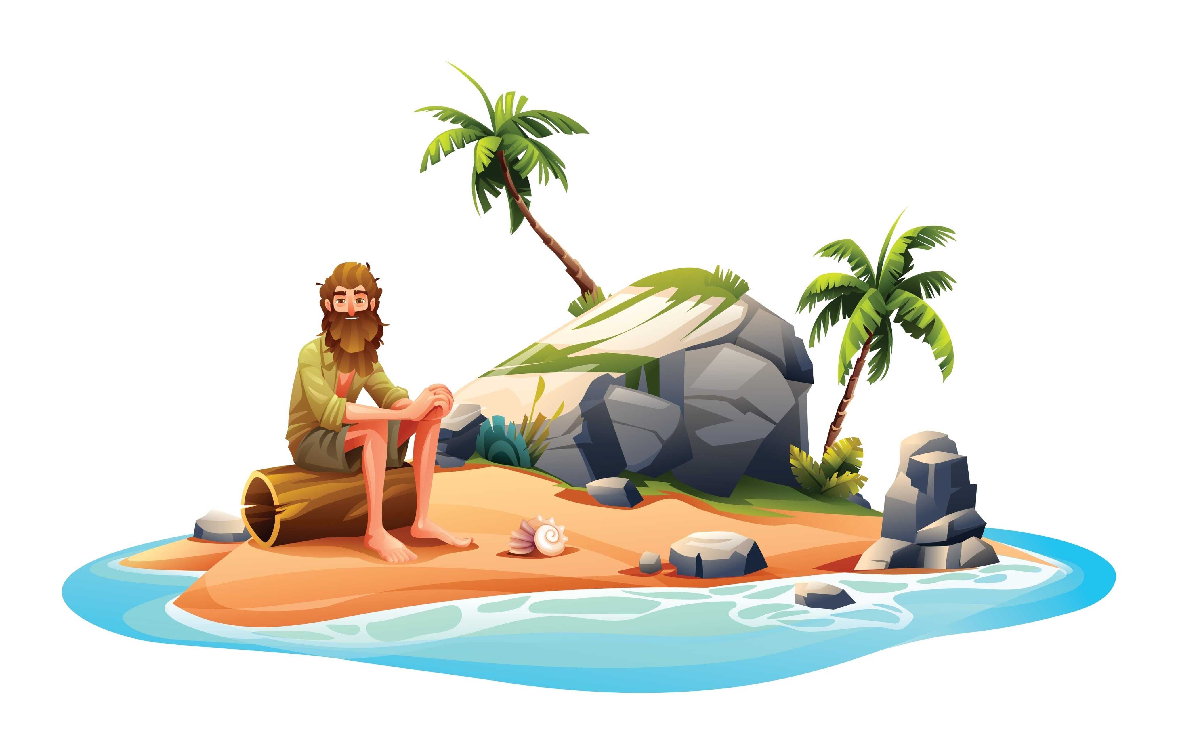Stranded on an island, Alexander Selkirk survived using ingenuity and resilience, and he may have even inspired the tale of "Robinson Crusoe". Photo: Shutterstock