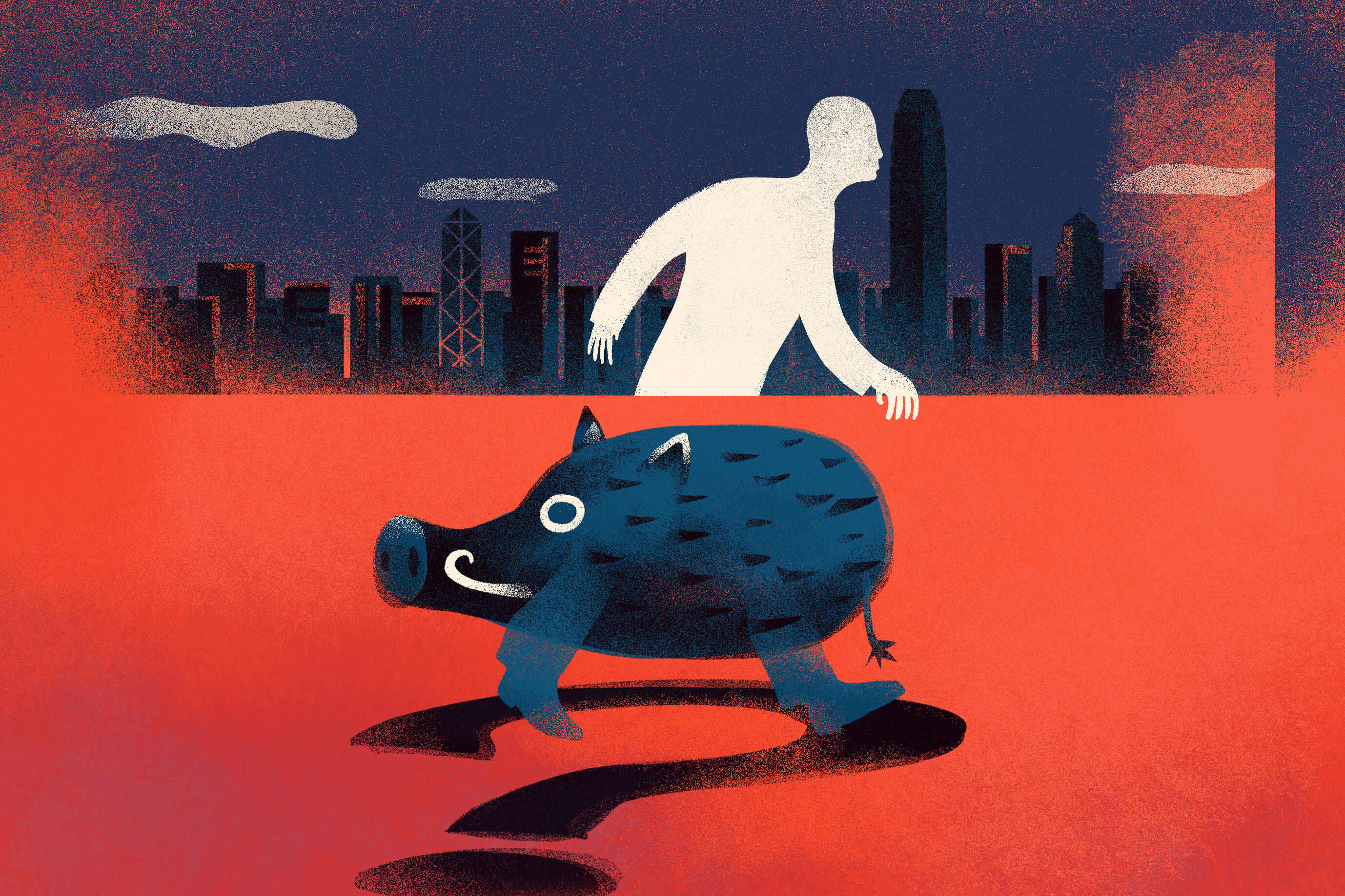 The latest department statistics show that the overall wild boar population decreased from 2,000 in 2021 to 990 last year. More than 2,200 wild boars were culled between 2021 and 2025. Illustration: Victor Sanjinez