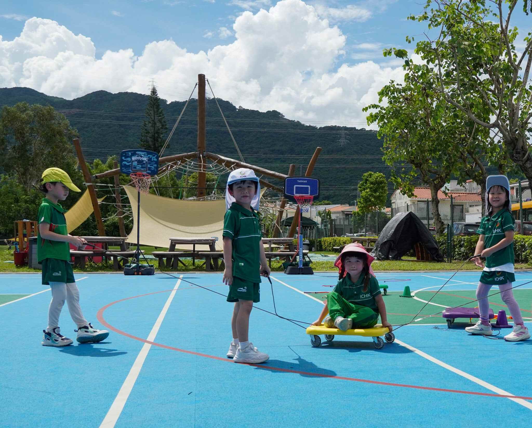 Pupils at ICHK Hong Lok Yuen (Kindergarten & Primary) use colours to help identify and communicate their emotions. Photo: Handout