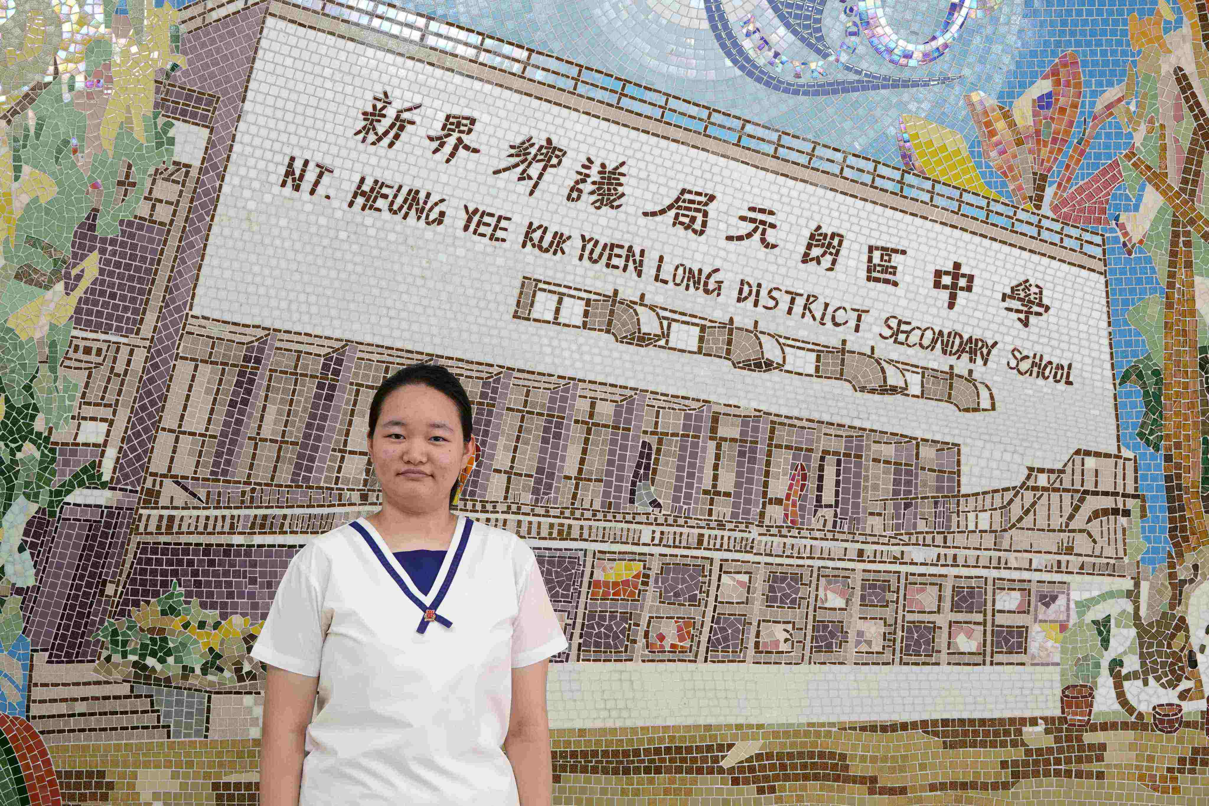 Sunny Sun is classified as a “super top scorer” because she took the extended mathematics module. Photo: Handout