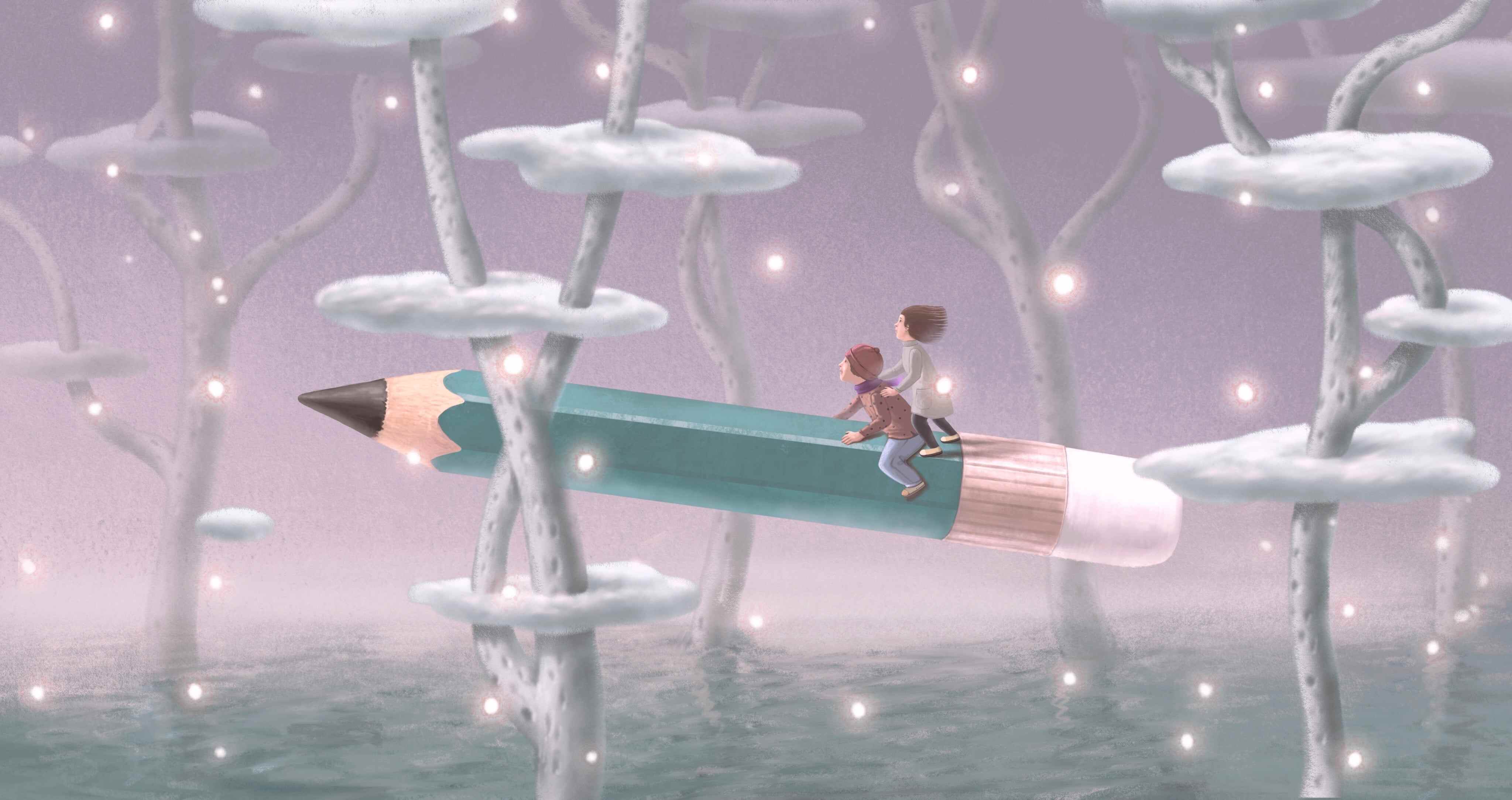 Who knew that something as simple as a pencil could take you to so many different worlds? Photo: Shutterstock