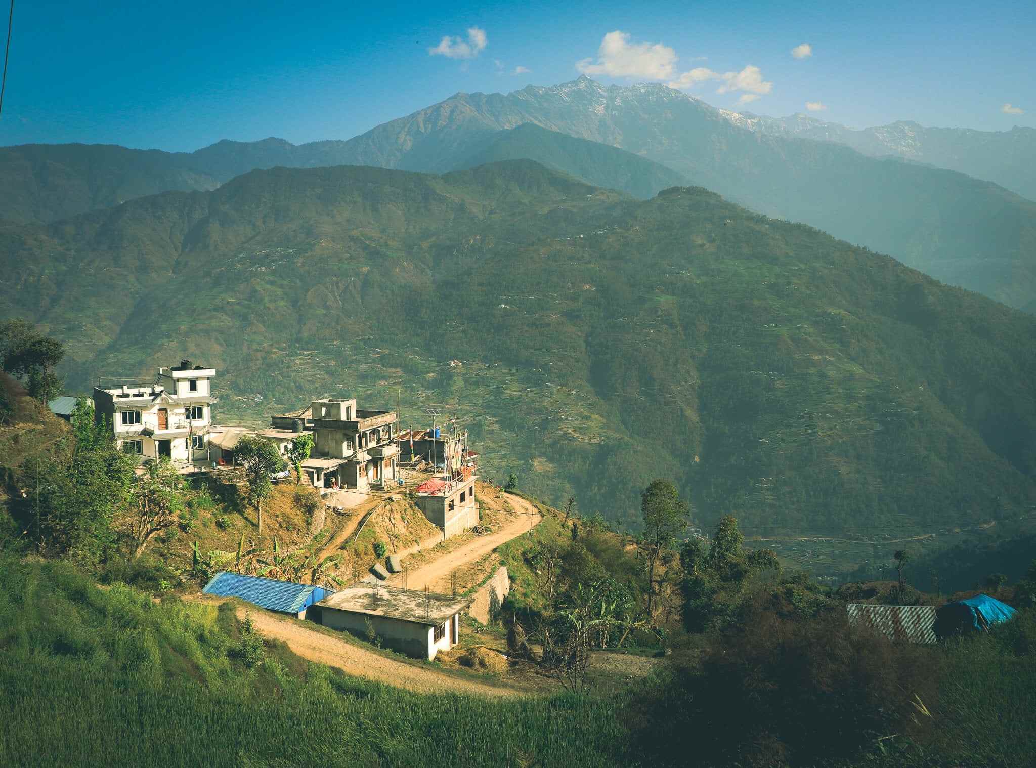 A photo of the Tamang village where Aaryav Khaderia, one of this week’s letter writers, stayed in the hilly region of Nepal. Photo: Aaryav Khaderia
