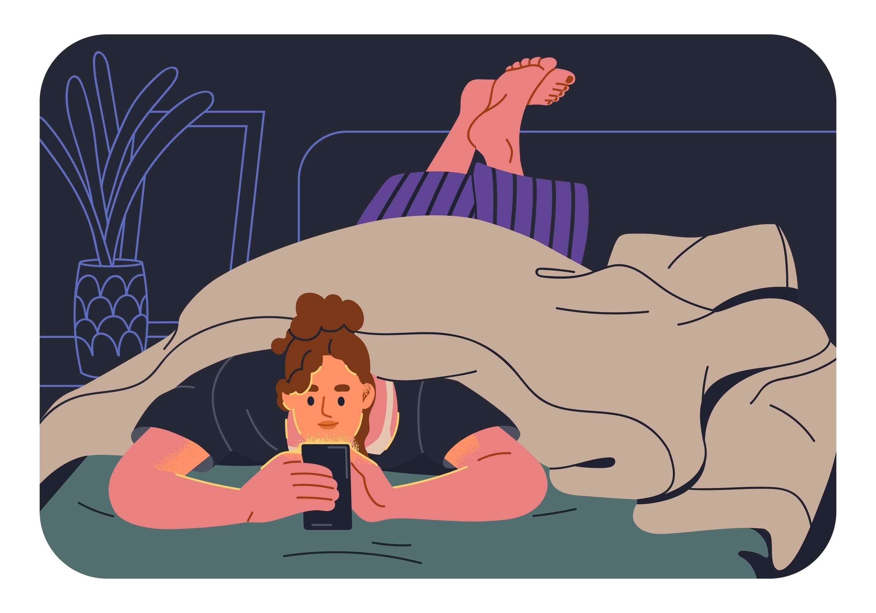 Many students and adults struggle with staying up late, a bad habit worth trying to break. Photo: Shutterstock