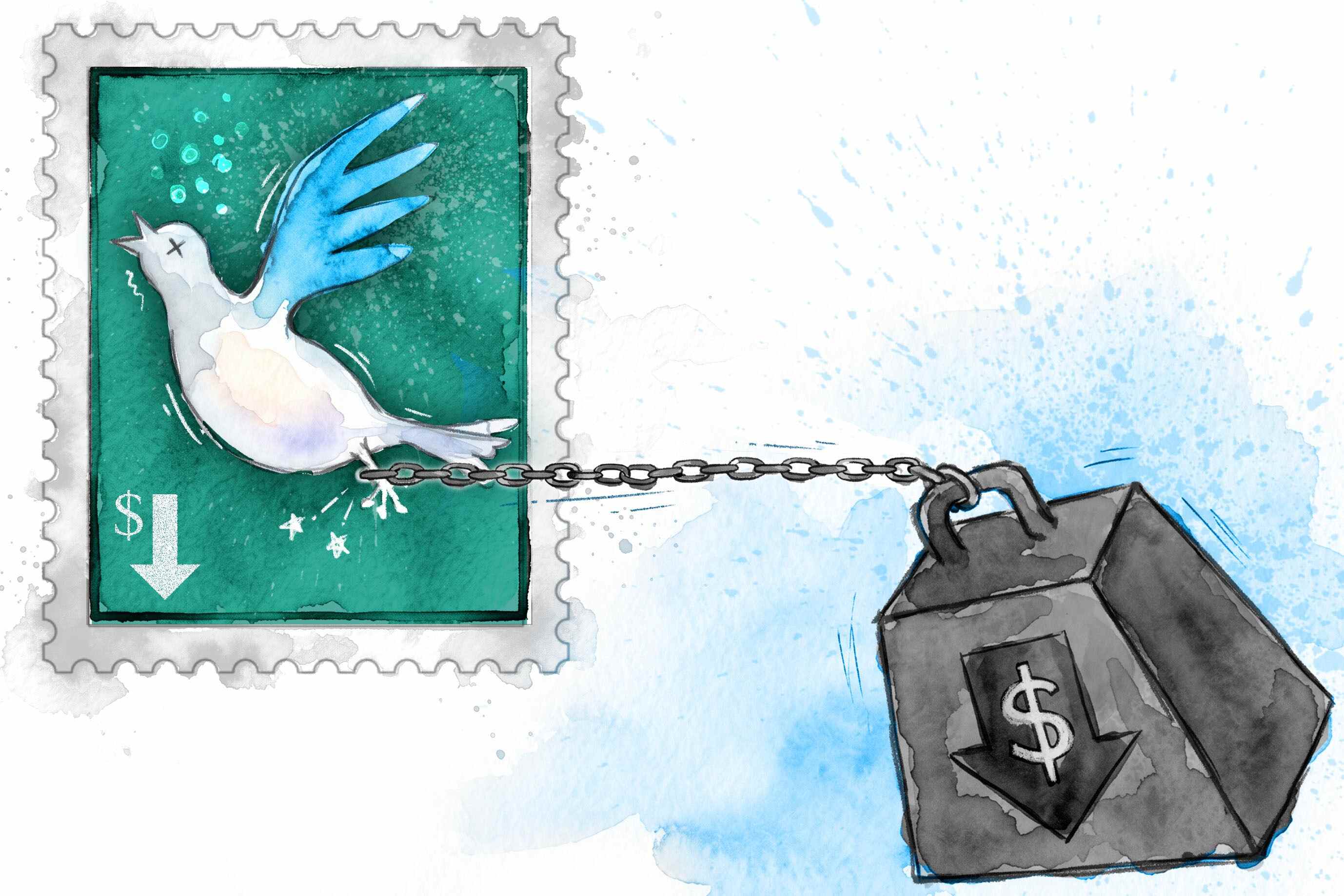 What’s next for Hong Kong’s cash-strapped, struggling government postal services? Illustration: Henry Wong