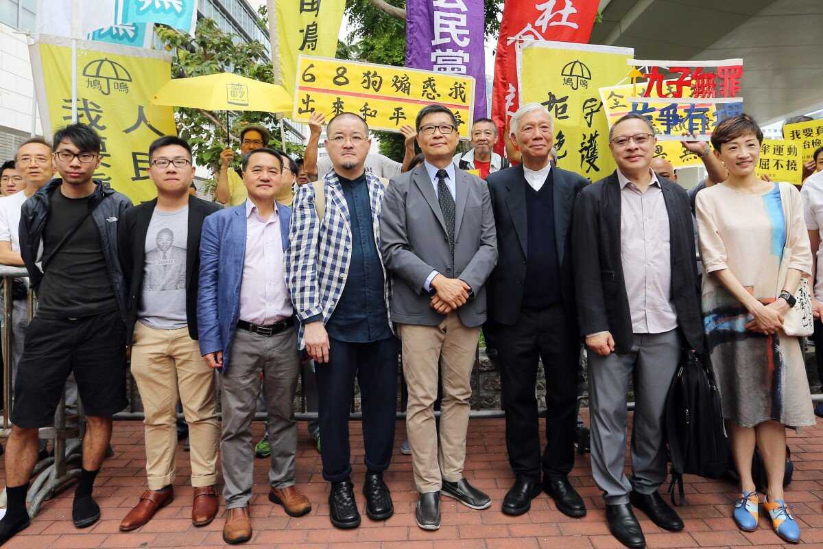 All nine Occupy leaders were on Tuesday convicted of at least one charge related to public nuisance. 